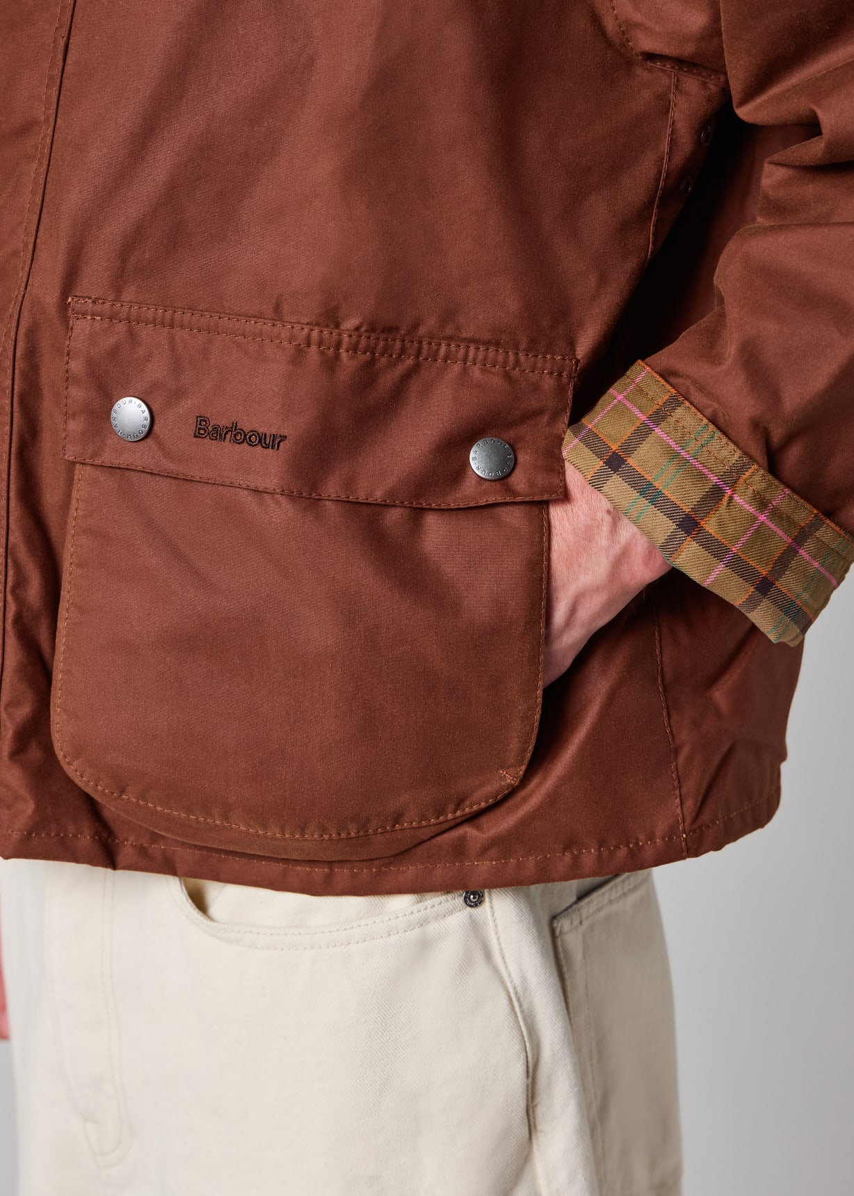 Paul Smith loves Barbour - Key Transport Waxed Jacket