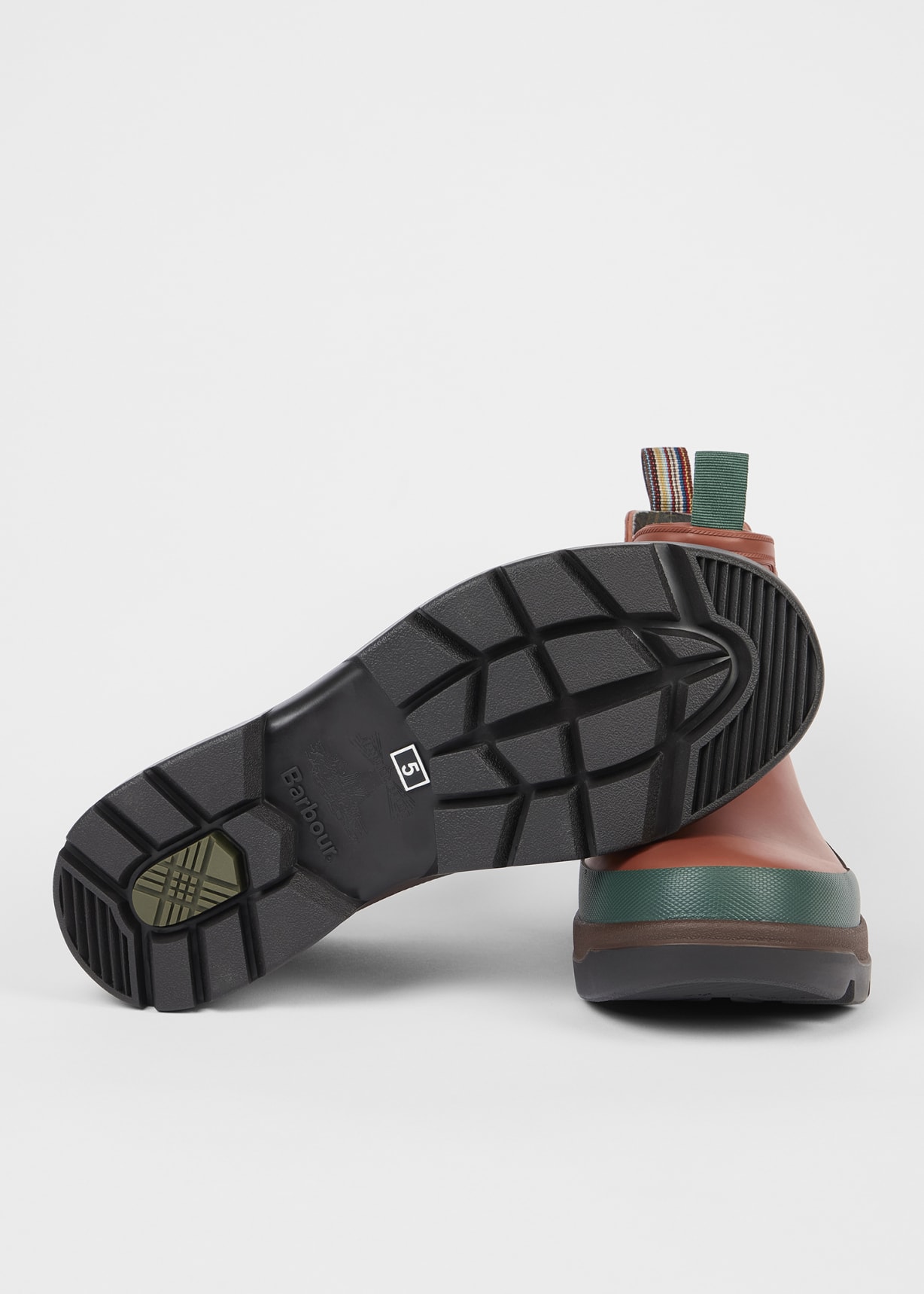 Paul Smith loves Barbour - Rust Chelsea Wellingtons