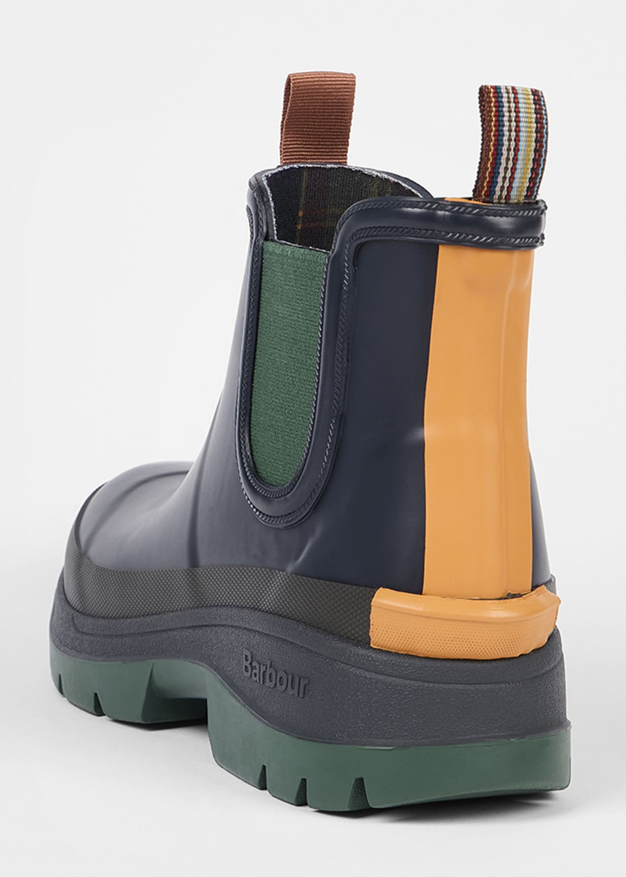 Barbour Paul Smith ポール・スミス チェルシーウェリーブーツ Paul Smith loves Barbour - Navy Chelsea Wellingtons