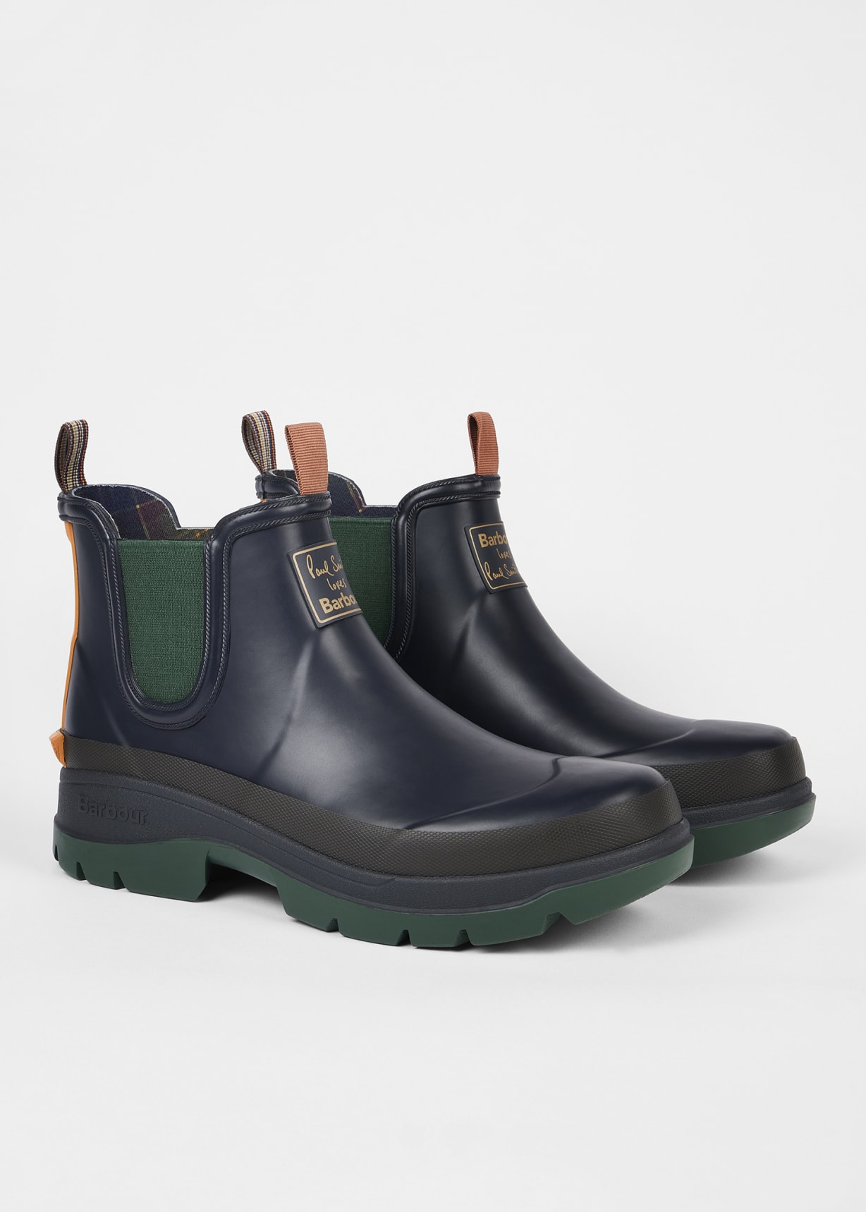 Paul Smith loves Barbour - Women's Navy Chelsea Wellingtons