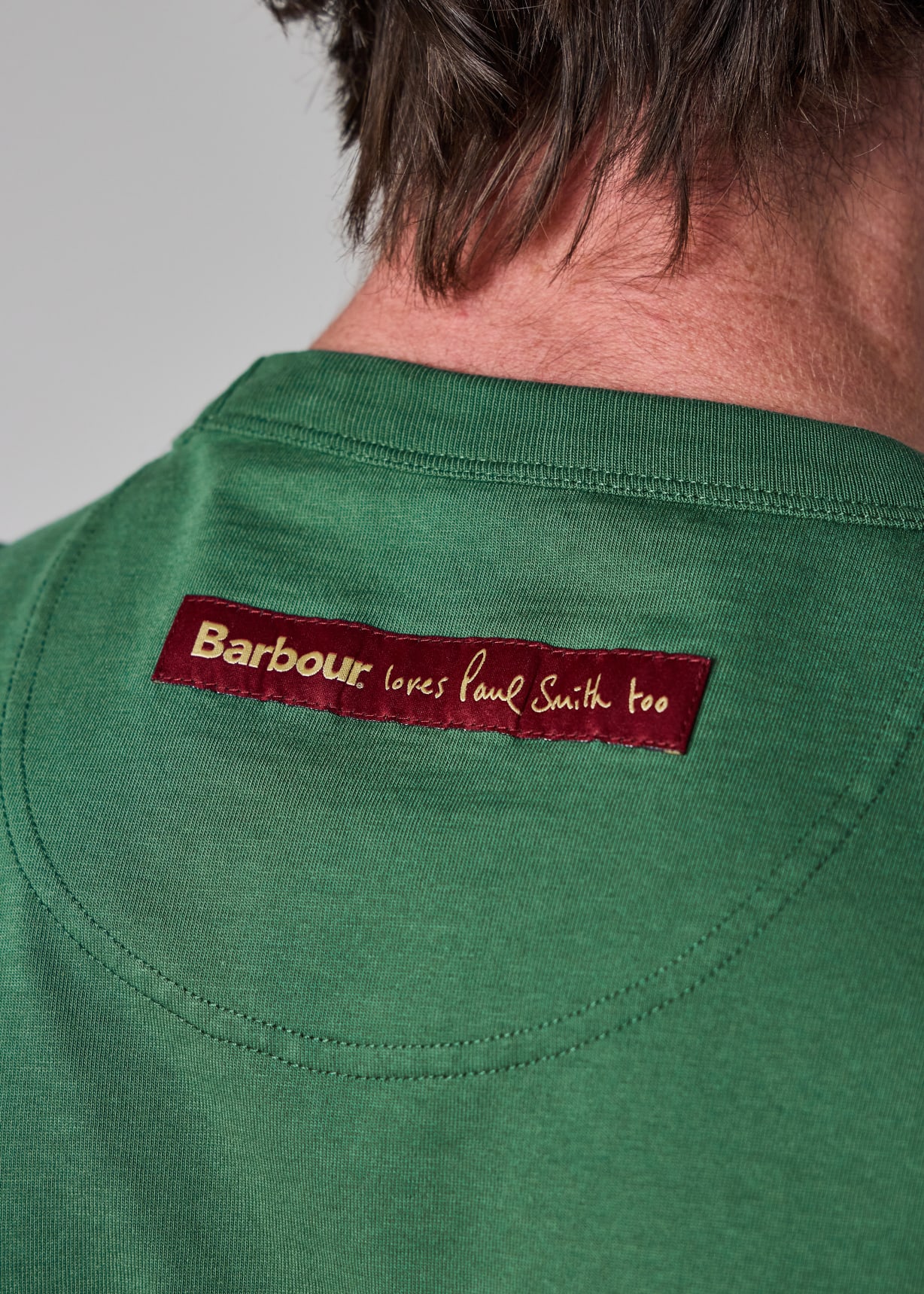 Paul Smith loves Barbour - Green Key Print T-Shirt