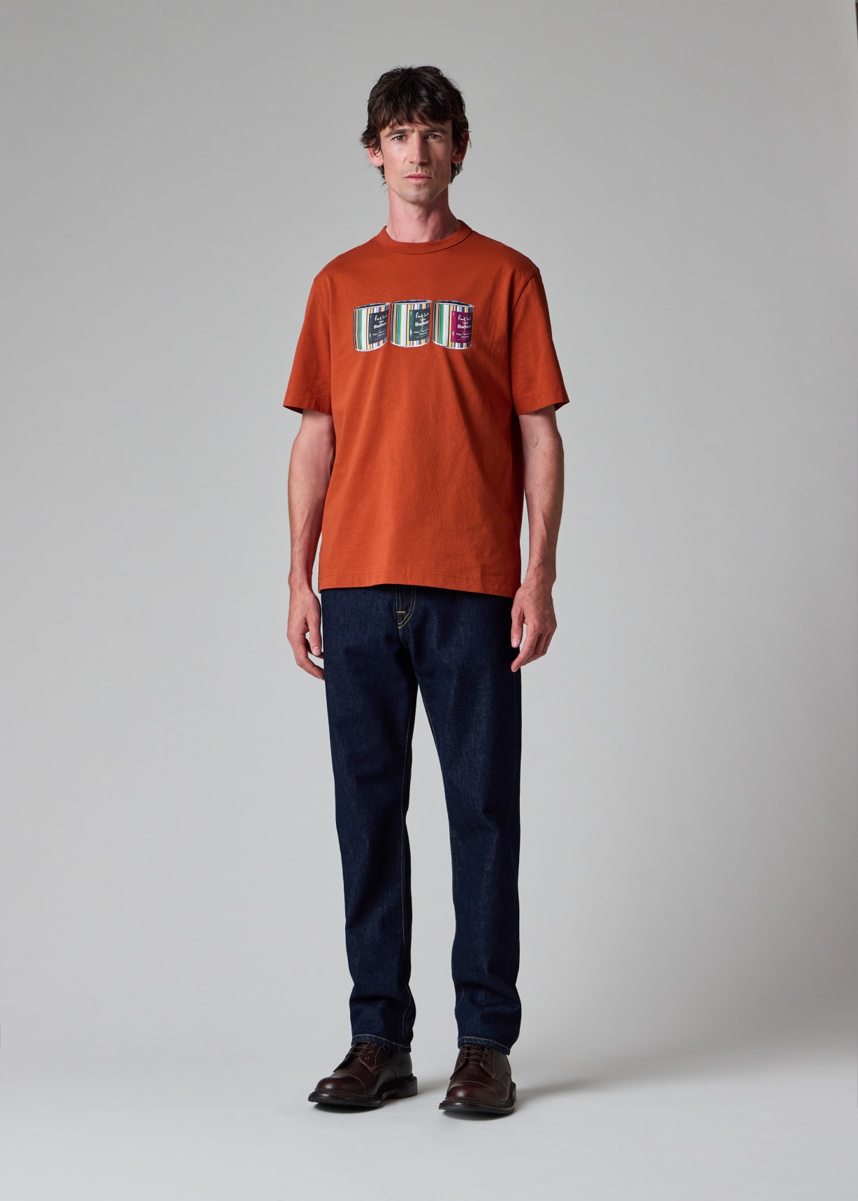Paul Smith loves Barbour - Red Tinned Print T-Shirt