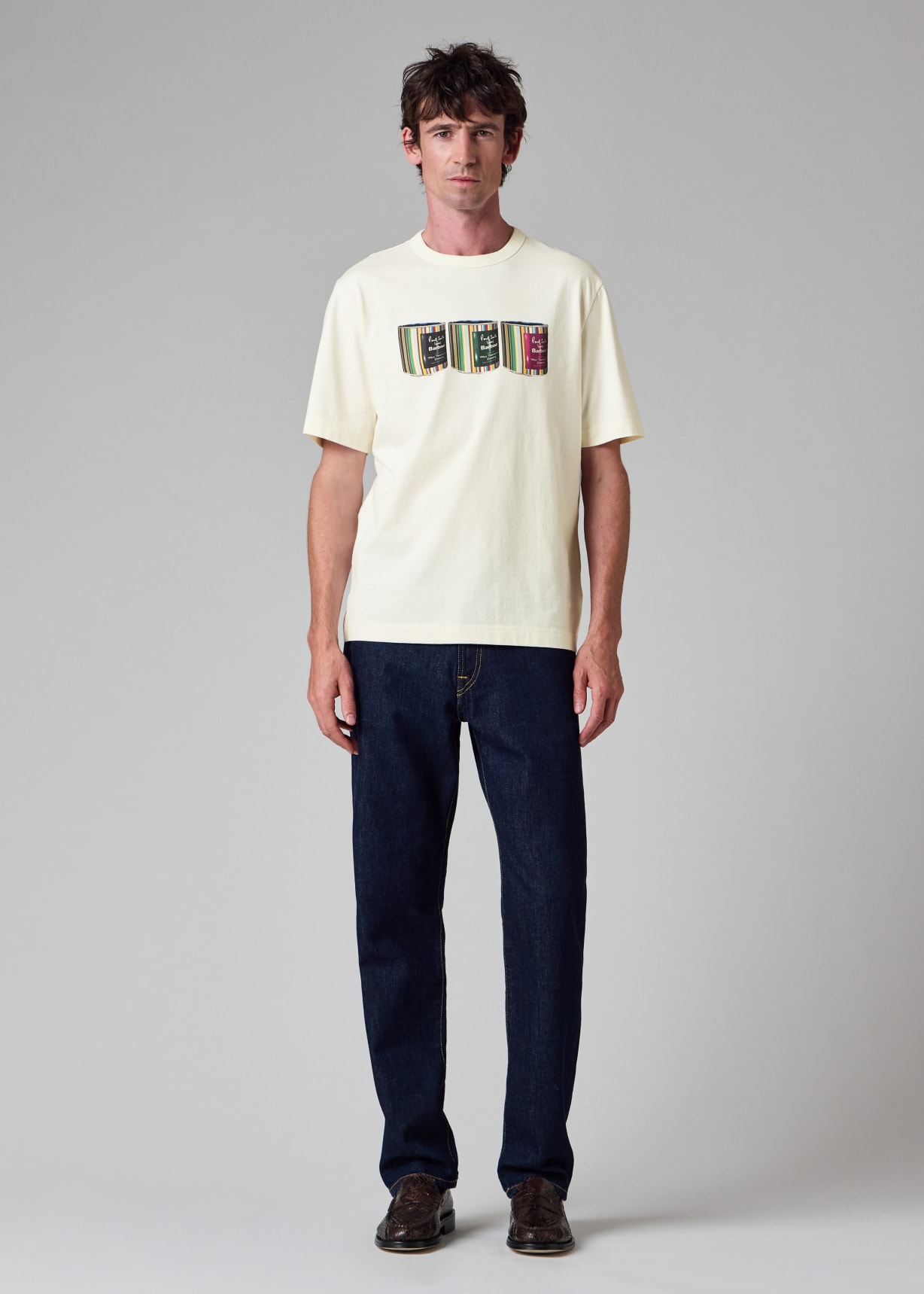 Paul Smith loves Barbour - White Tinned Print T-Shirt