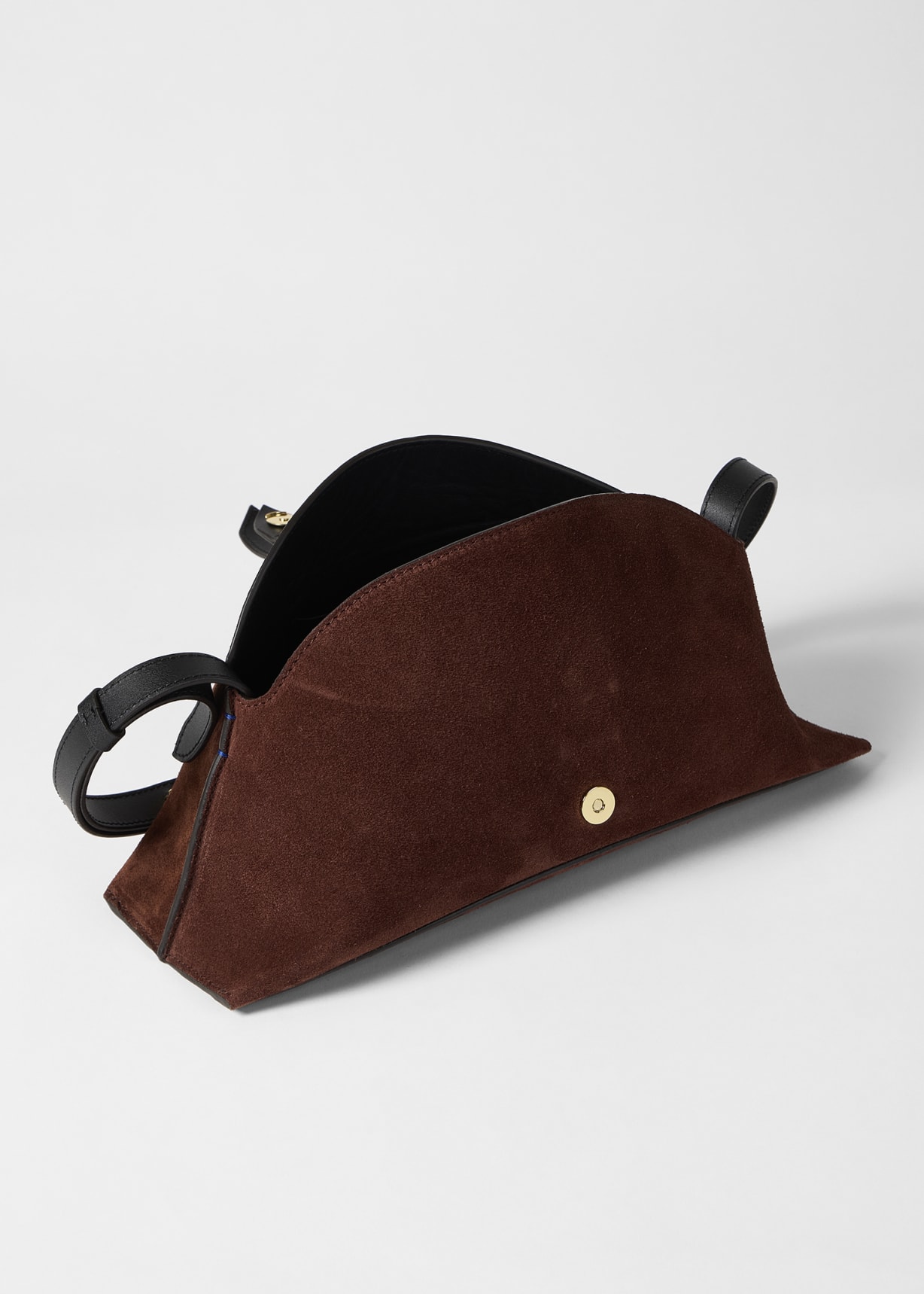 Women's Brown Suede Shoulder Bag