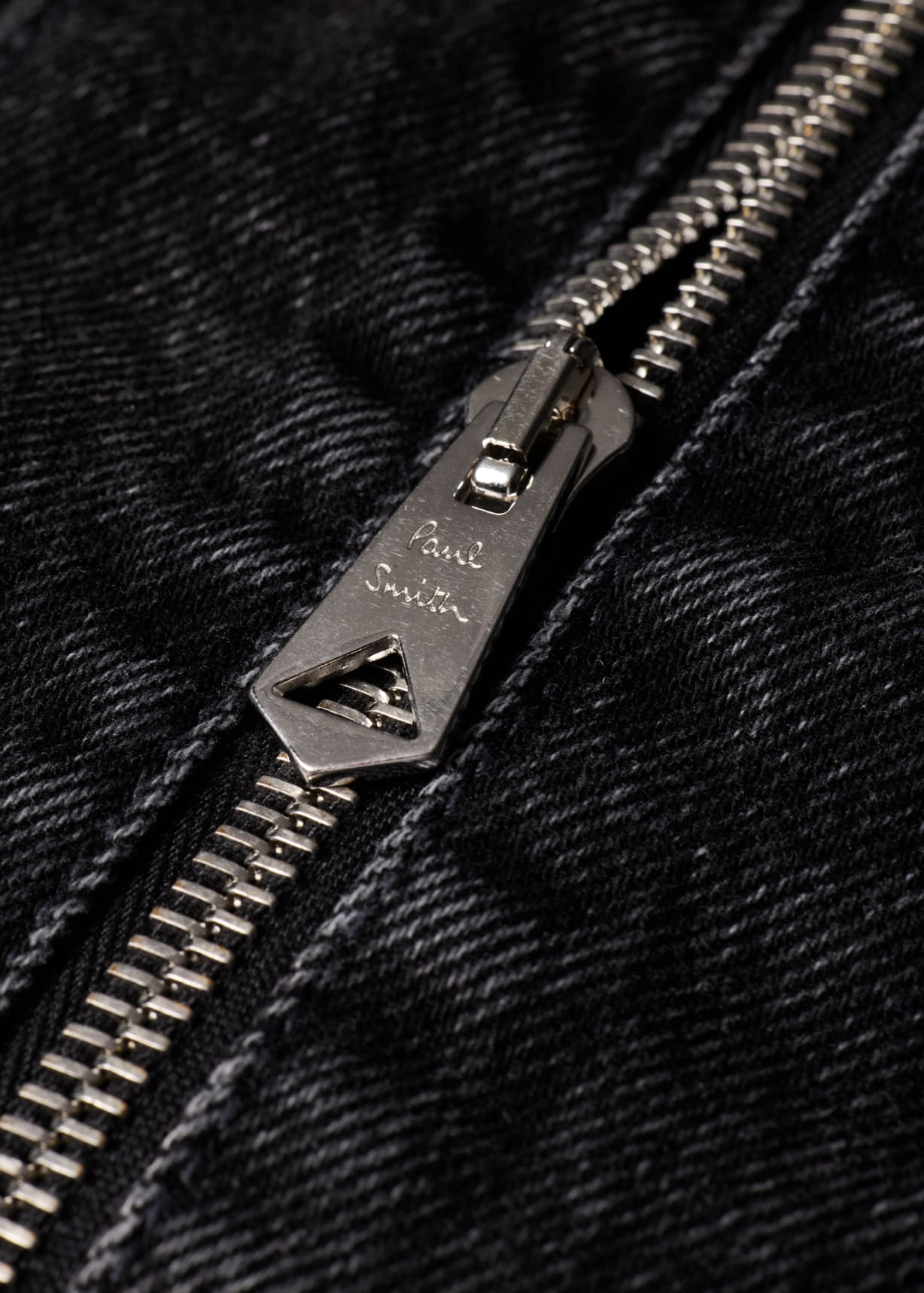 Men's Dark-Wash Black Denim Jacket