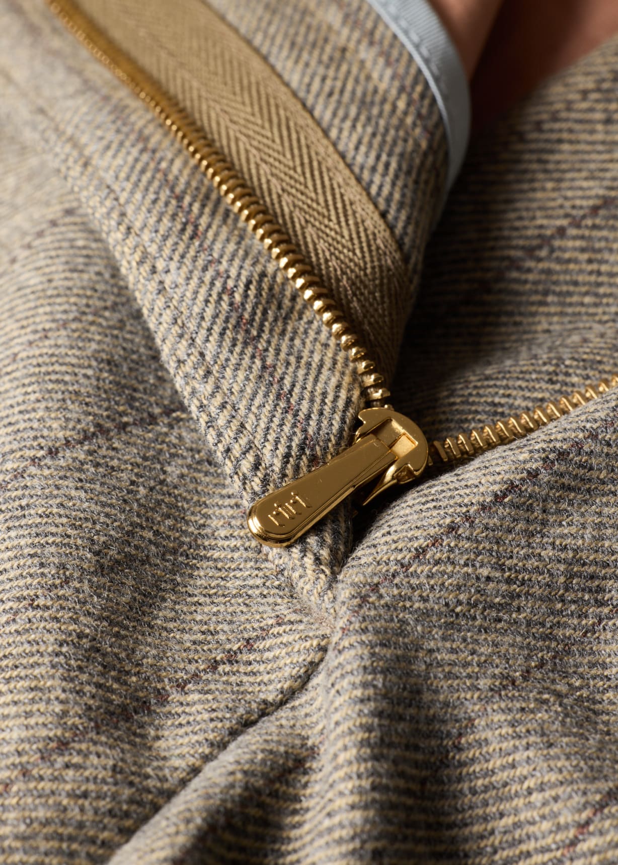 Women's Chalk Stripe Wool-Blend Wide-Leg Trousers