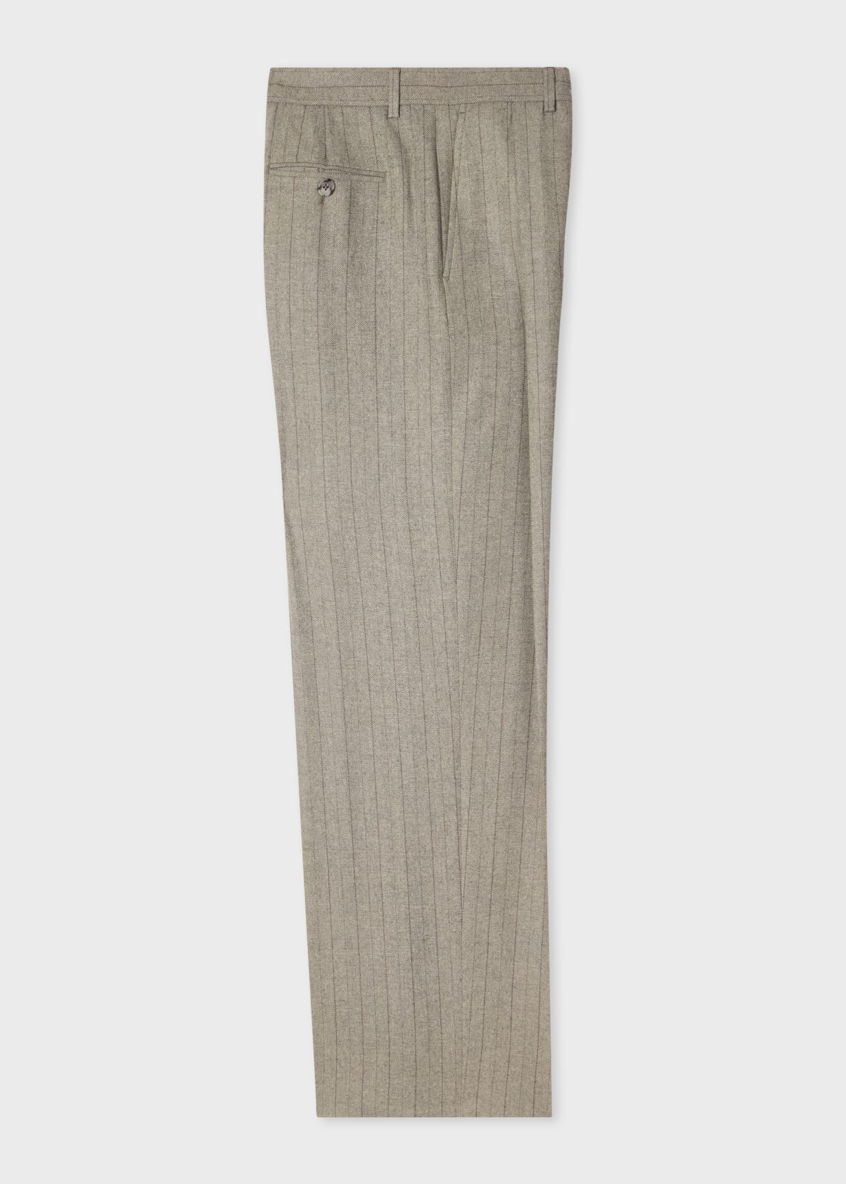 Women's Chalk Stripe Wool-Blend Wide-Leg Trousers