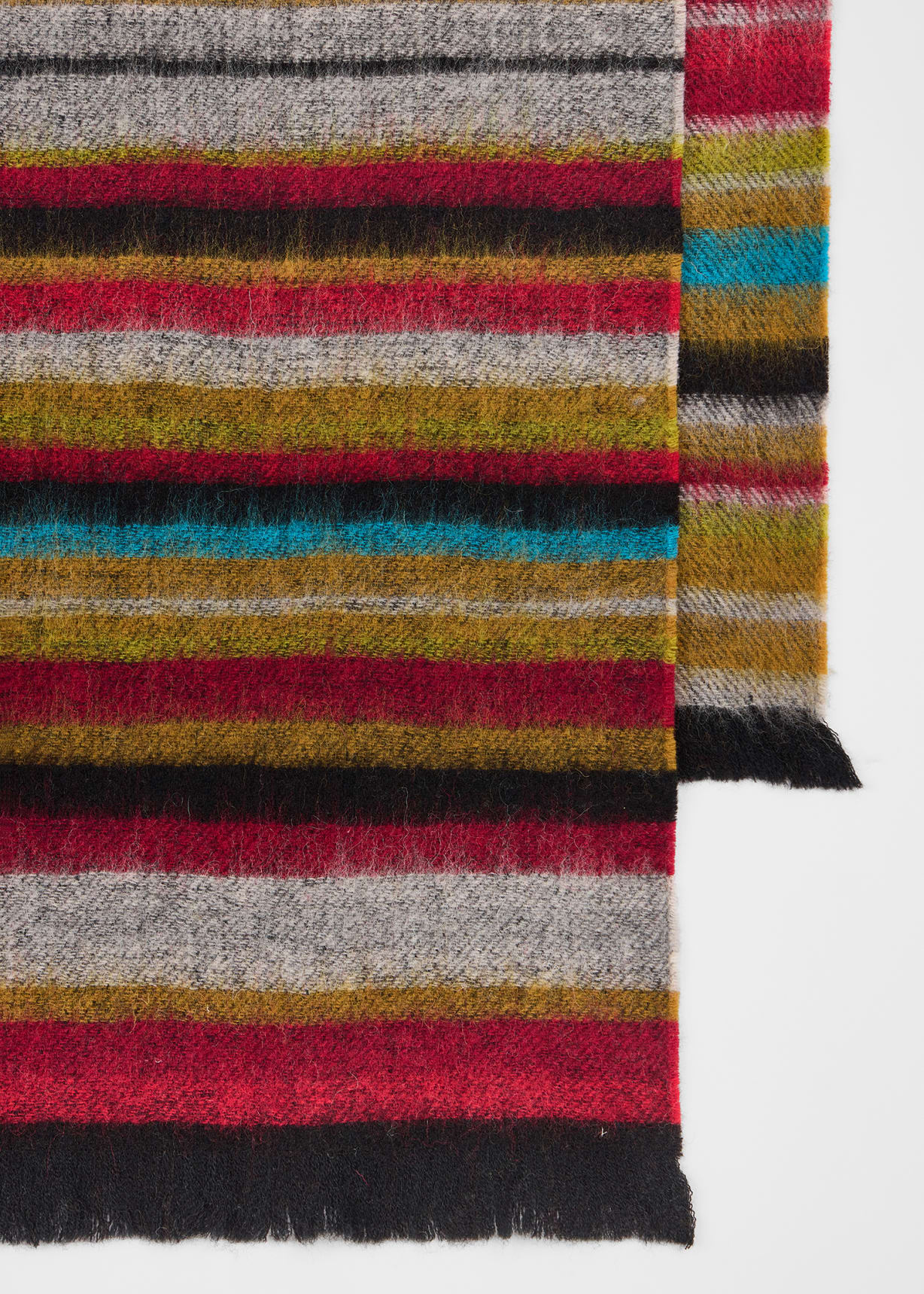 Women's Lambswool 'Signature Stripe' Scarf Paul Smith