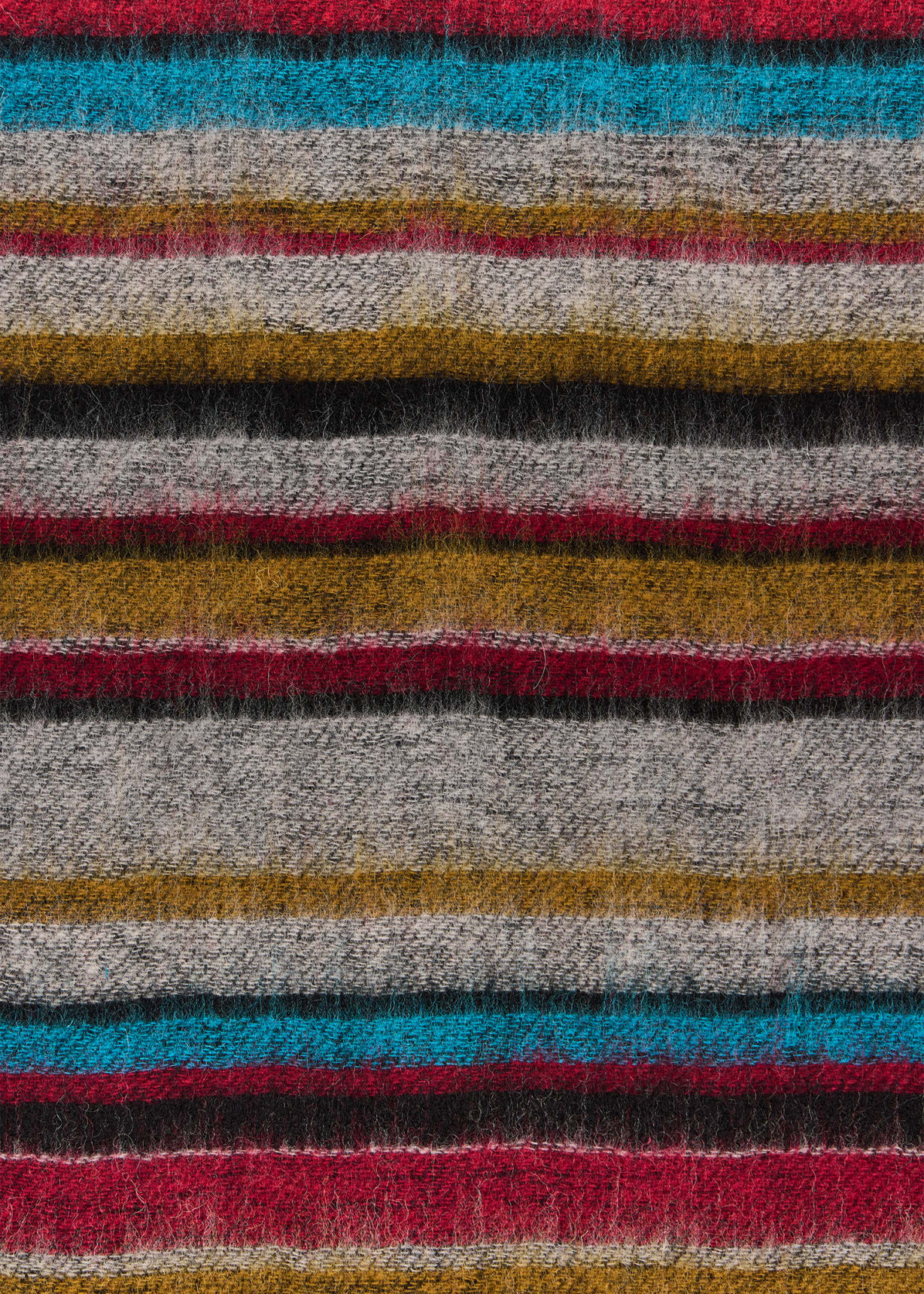 Women's Lambswool 'Signature Stripe' Scarf Paul Smith