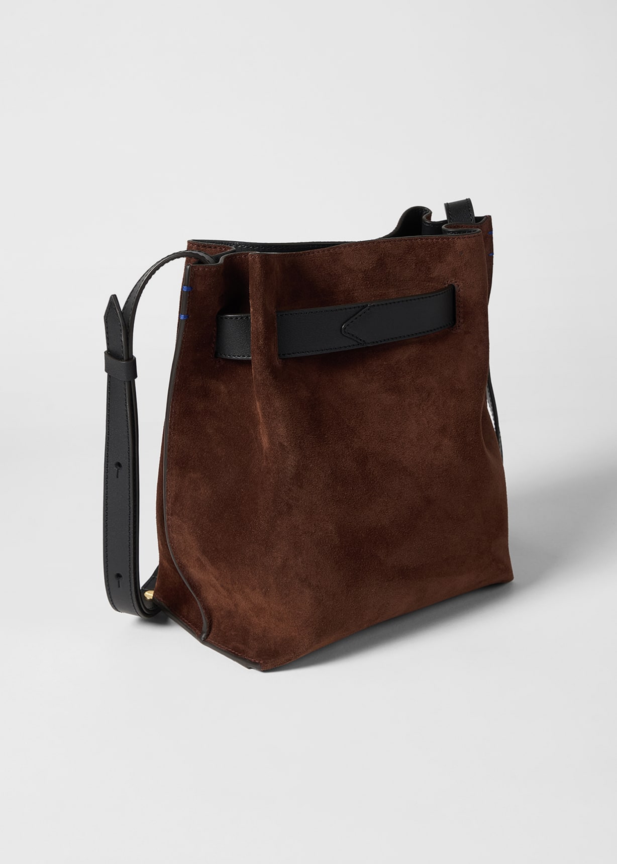 PS Paul Smith バケット型ショルダーバッグ Women's Brown Suede Bucket Bag