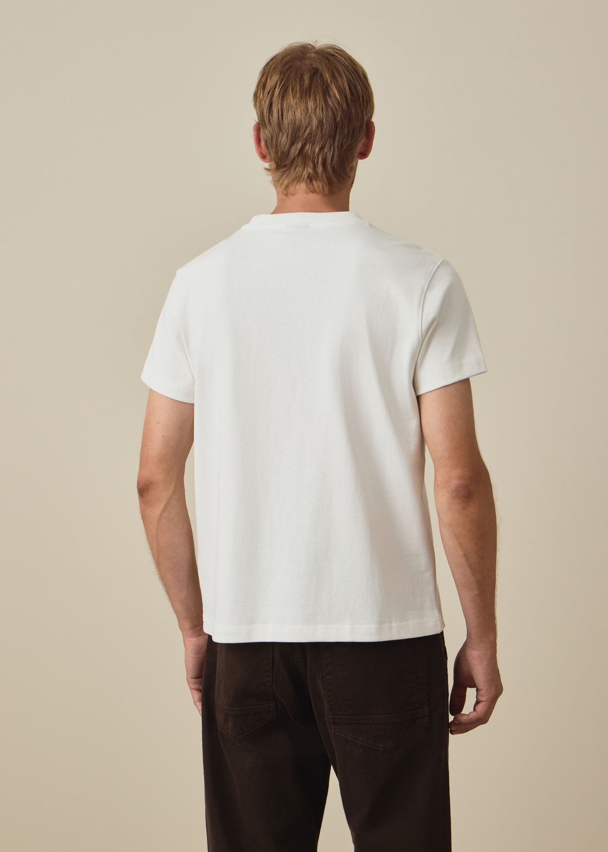 Men's White 'Smith Sport' Print T-Shirt