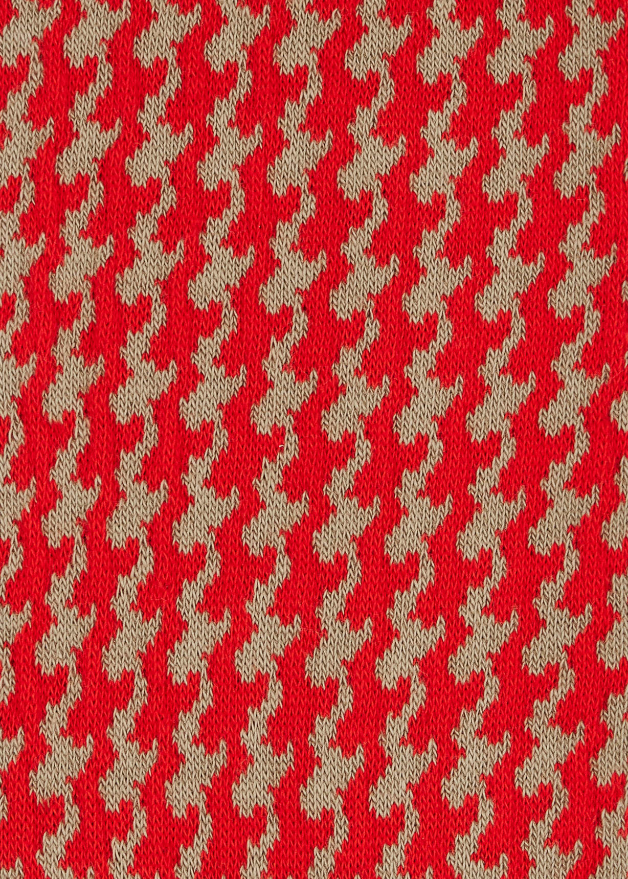 Men's Red Houndstooth Socks