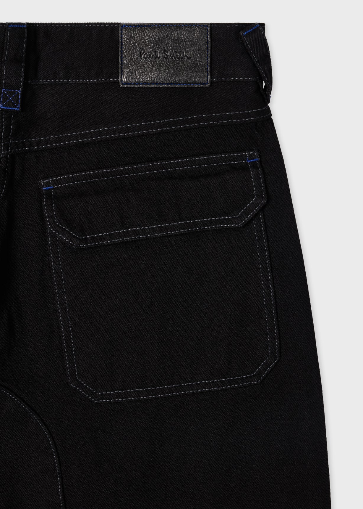 Men's Relaxed-Fit Black Rinse Jeans