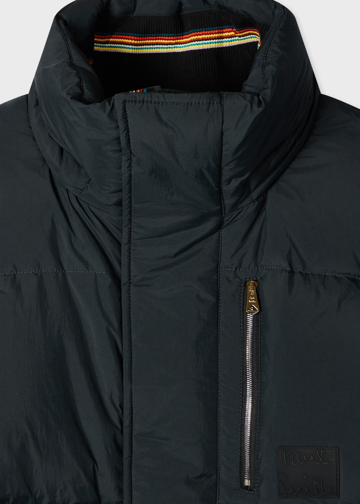 Men's Dark Green Water Repellent Mid-Length Down Coat