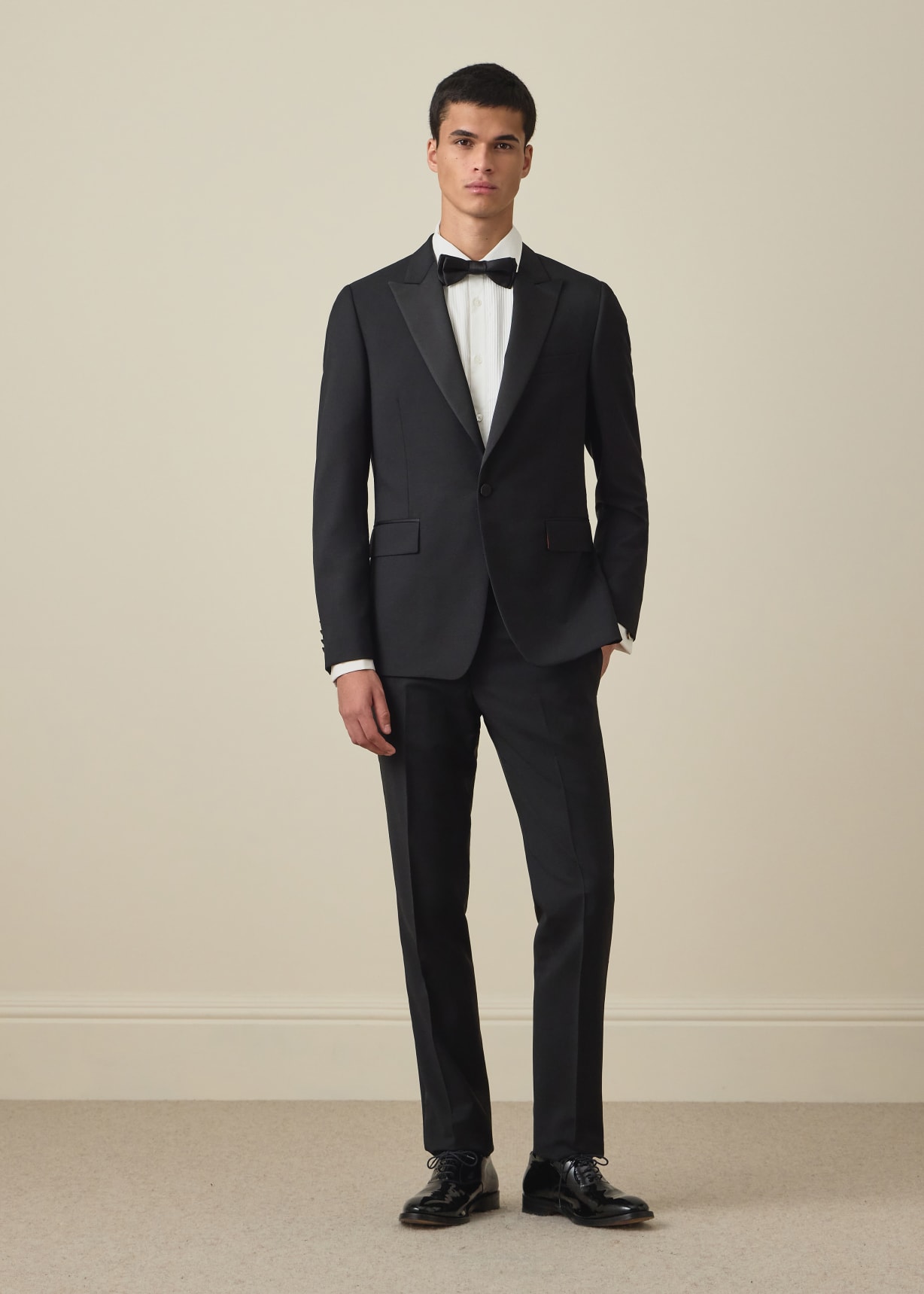 The Soho - Men's Black Wool-Mohair Evening Suit