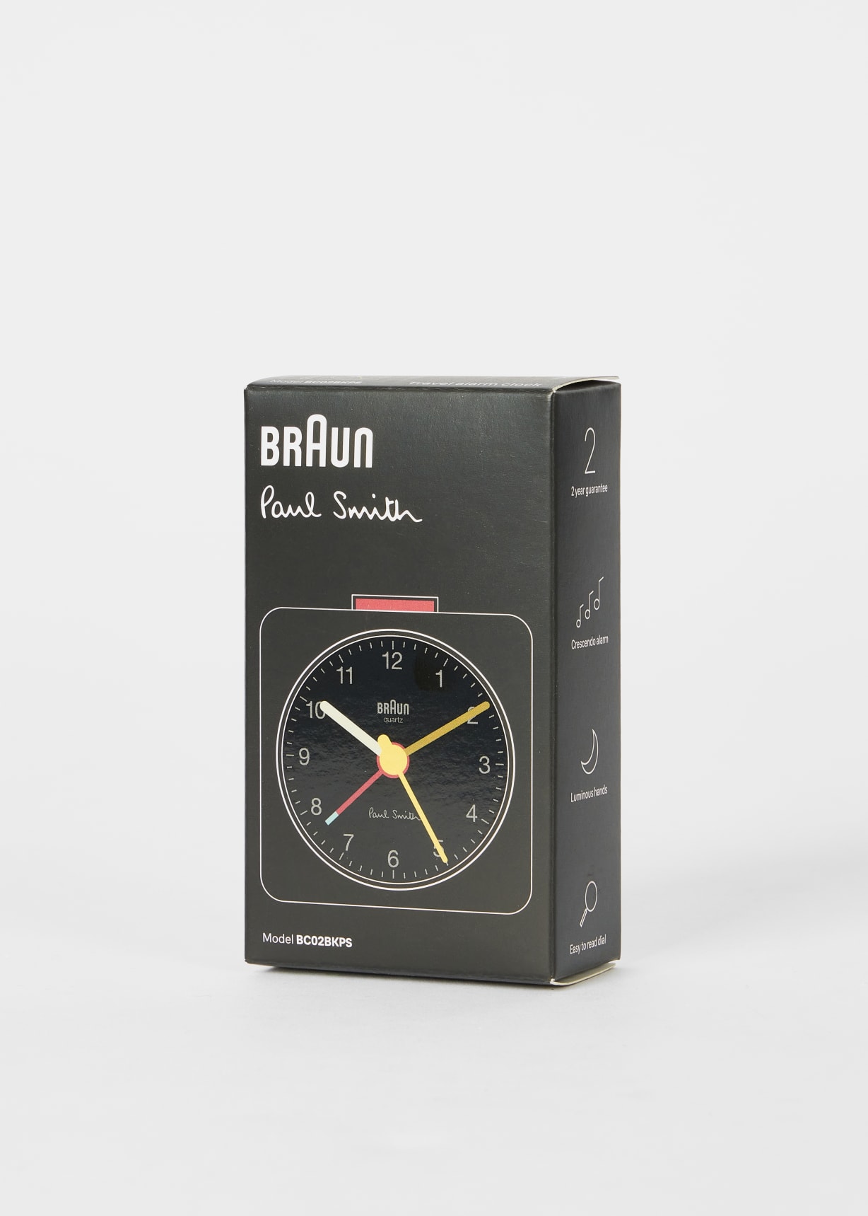 Paul Smith + Braun® - Travel Alarm Clock