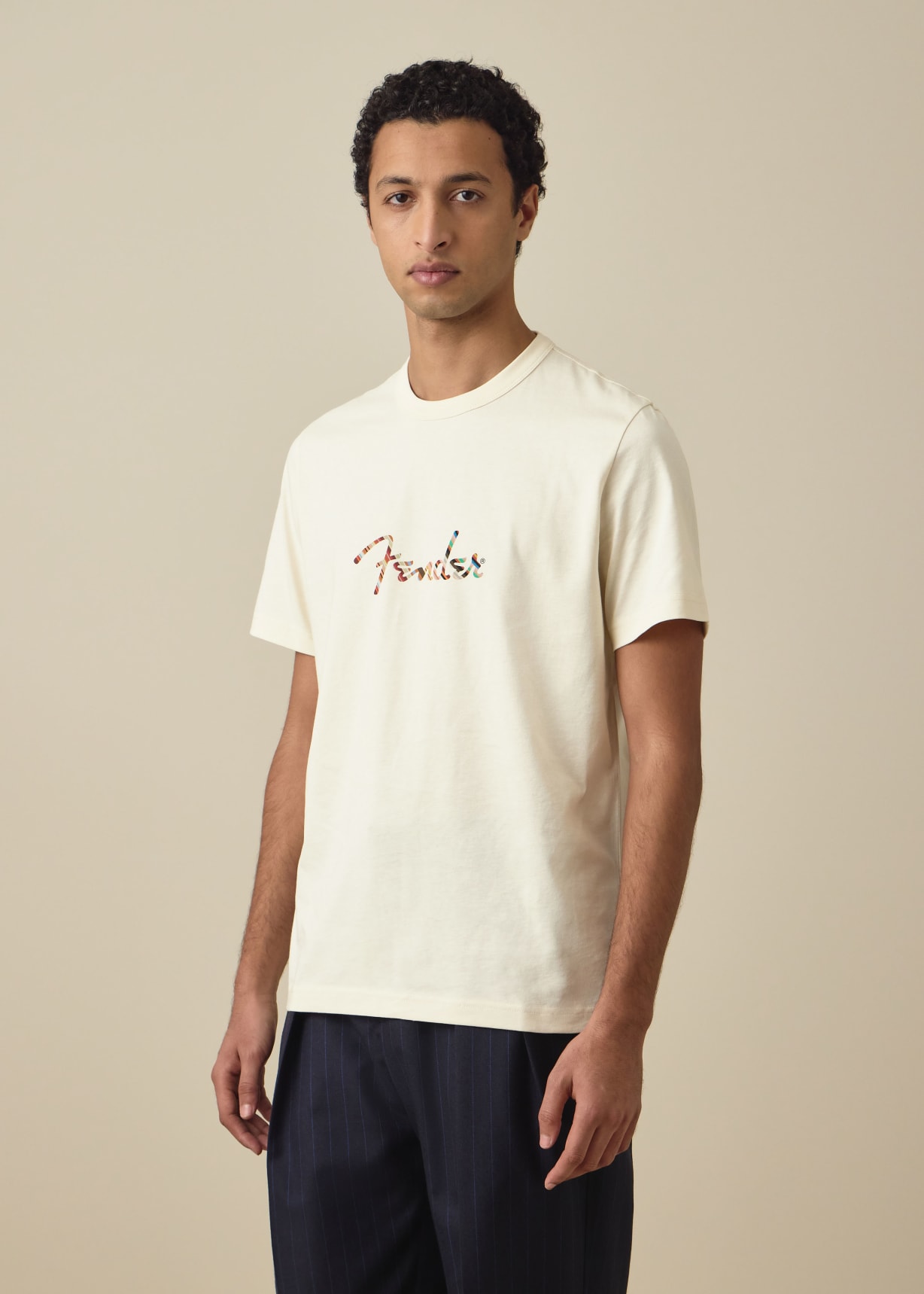 Paul Smith + Fender - Signature Stripe Logo T-Shirt