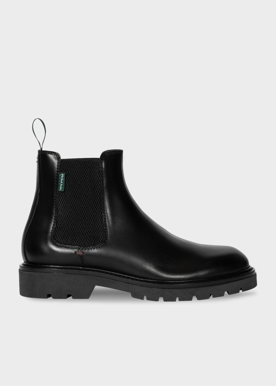 Men's Black Leather 'Lawson' Boots