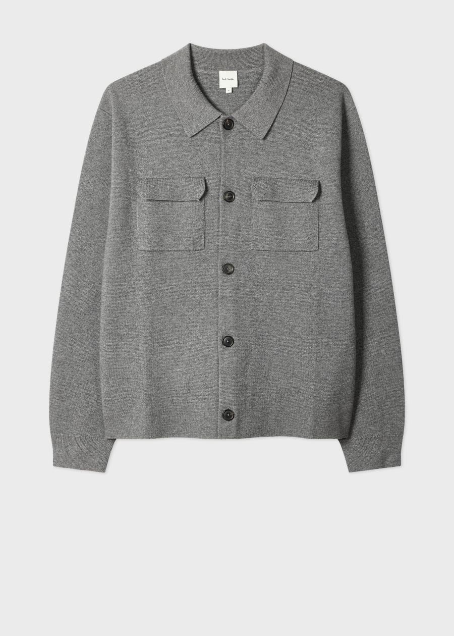 Men's 'Signature Stripe' Merino Wool-Blend Cardigan