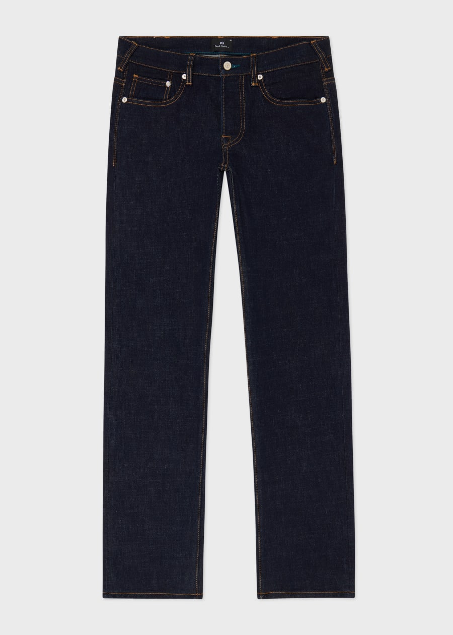 Men's Standard-Fit Mid-Wash 'Organic Authentic Twill' Jeans
