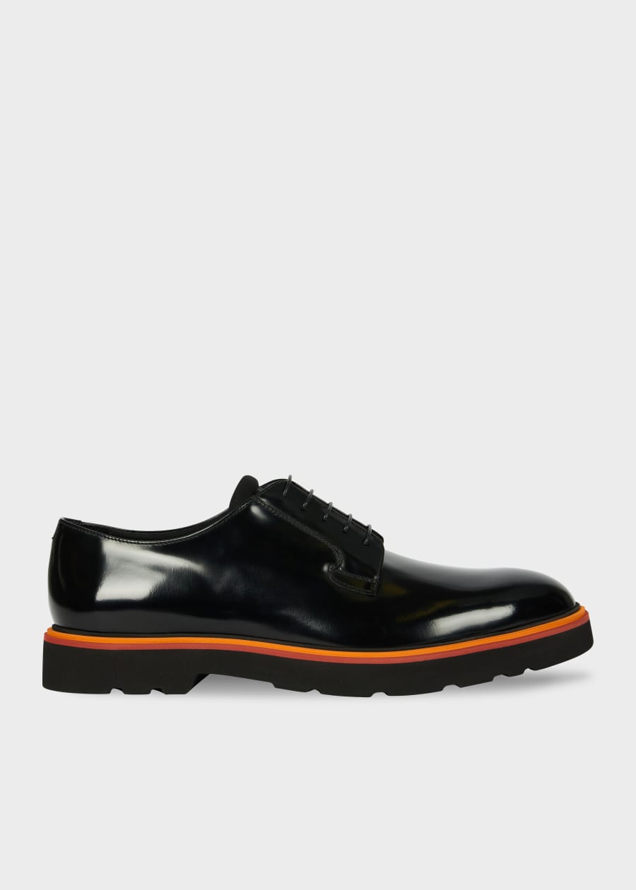 Men's Dark Brown Leather 'Ras' Shoes