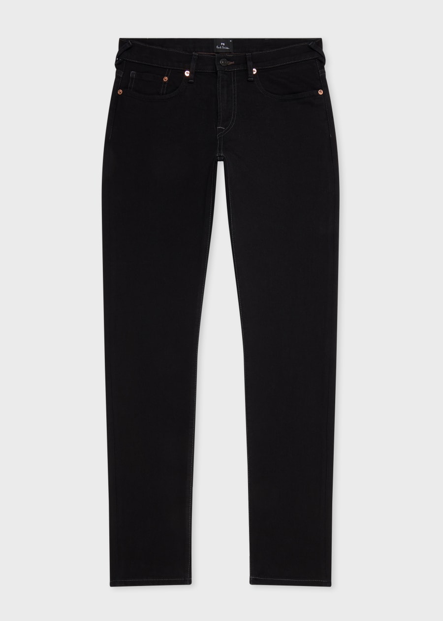 Men's Slim-Fit 'Organic Black Stretch' Jeans