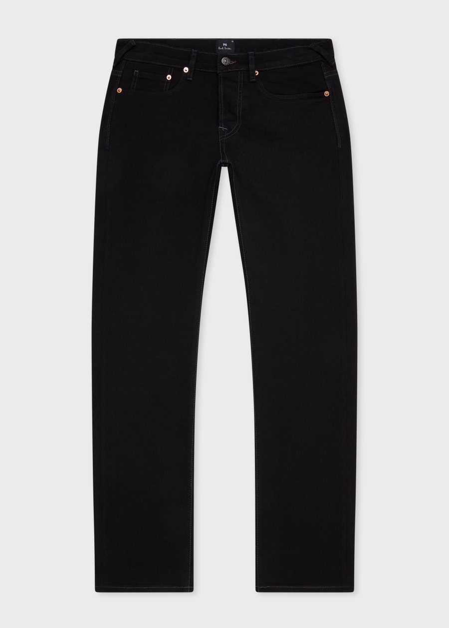 Men's Slim-Fit 'Organic Black Stretch' Jeans