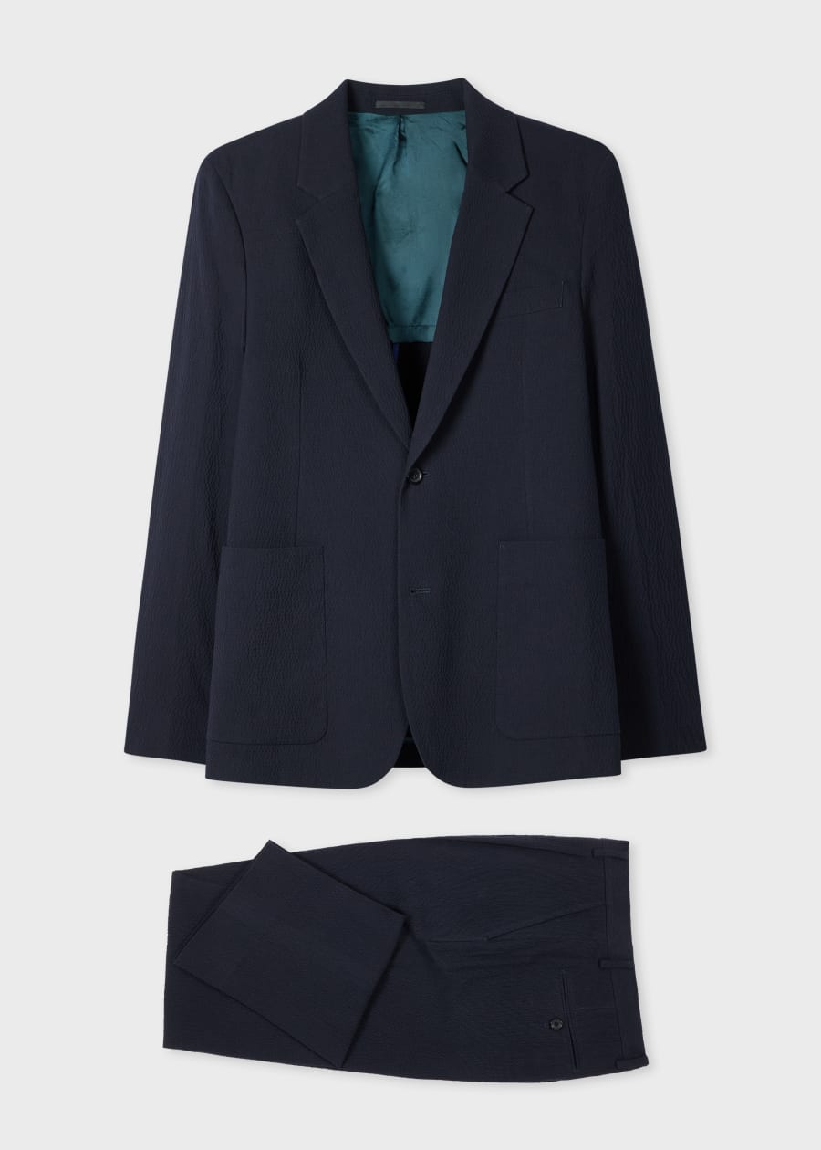 The Soho - Tailored-Fit Navy Wool 'A Suit To Travel In'