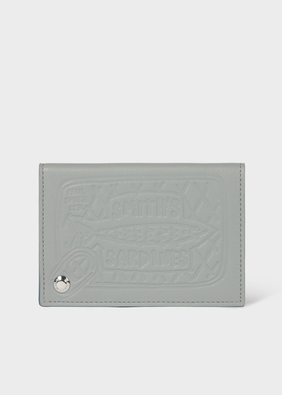 Beige Leather 'Match Box' Card Holder
