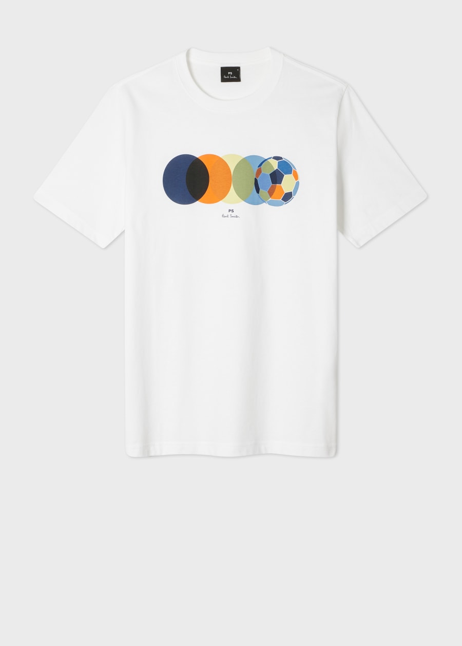 Men's White 'Framed Logo' T-Shirt