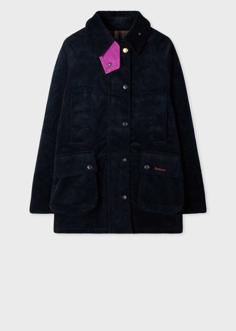 Paul Smith loves Barbour - Women's Dark Green Spey Waxed Jacket