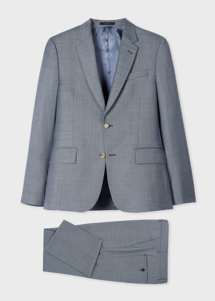 The Soho - Grey Superfine Merino Wool Check Suit