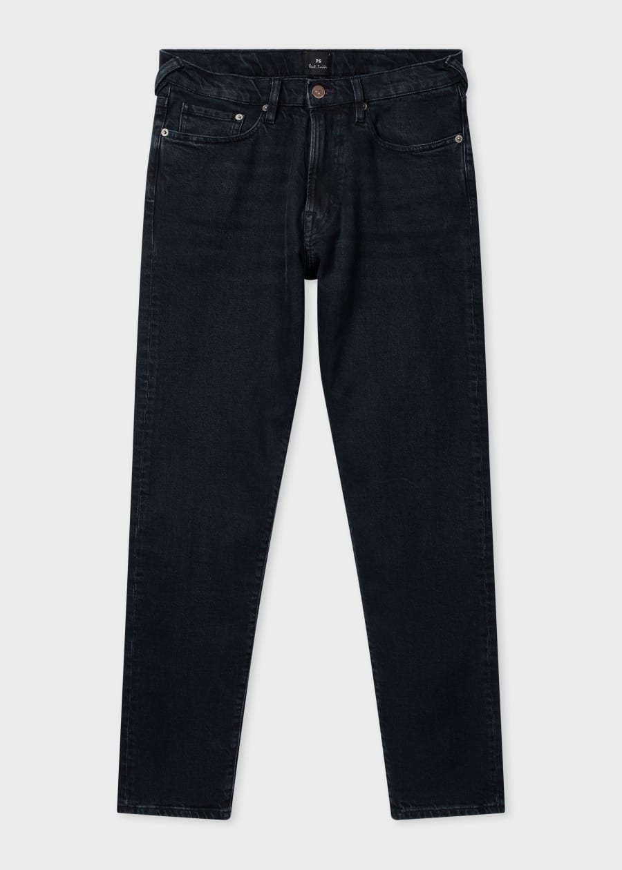 希少00s Paul Smith JEANS black denim Y2K Men's Slim-Fit 'Organic Black Stretch' Jeans