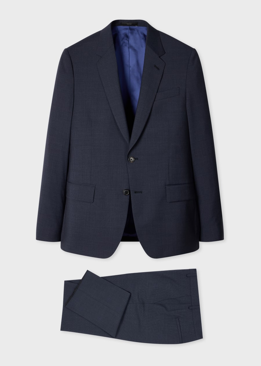 The Soho - Tailored-Fit Navy Wool 'A Suit To Travel In'