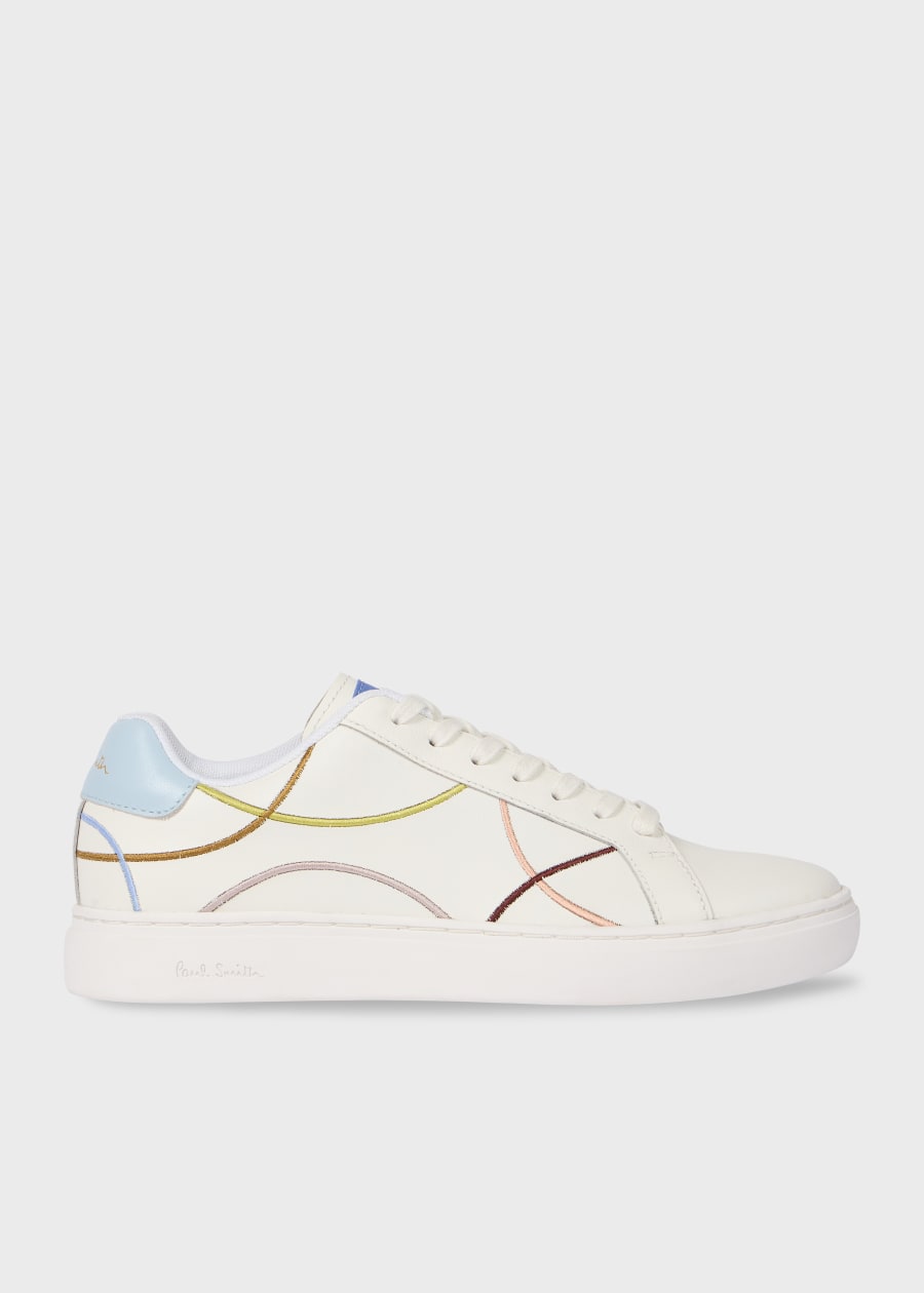Women's White Leather 'Lee' Sneakers