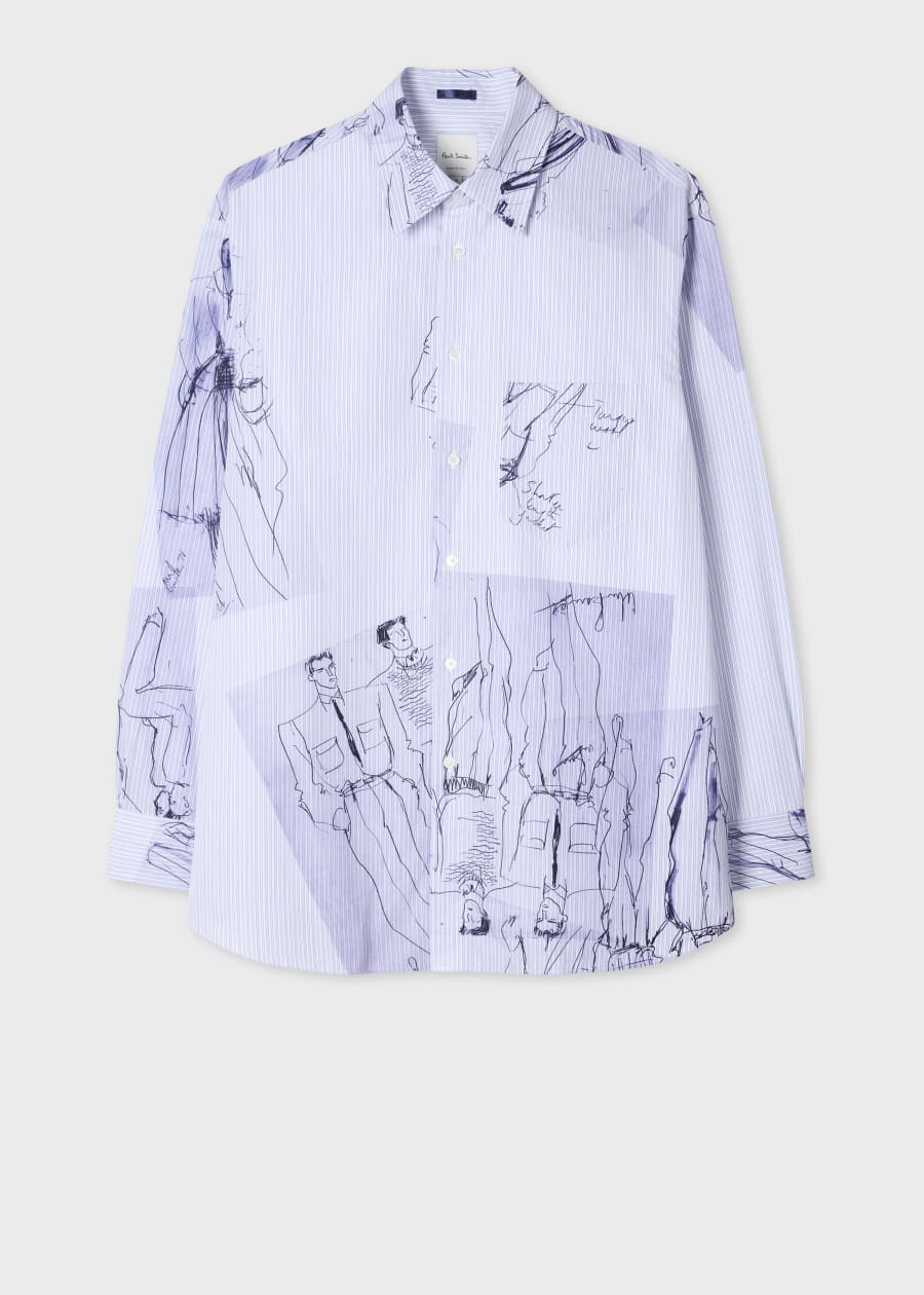 Men's Designer Long-Sleeve Shirts