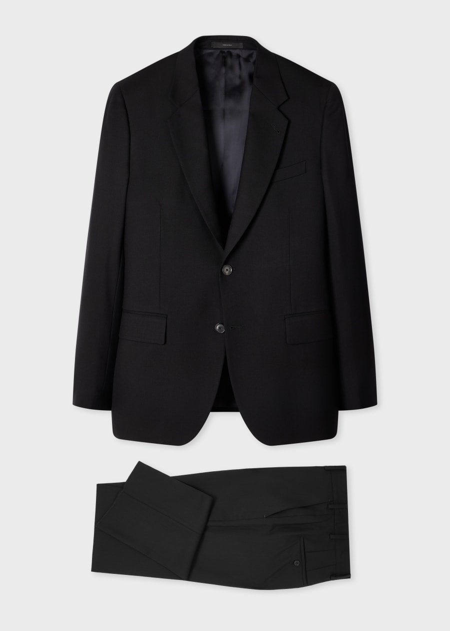 Men's Designer Black Suits | Luxury Black Suits for Men