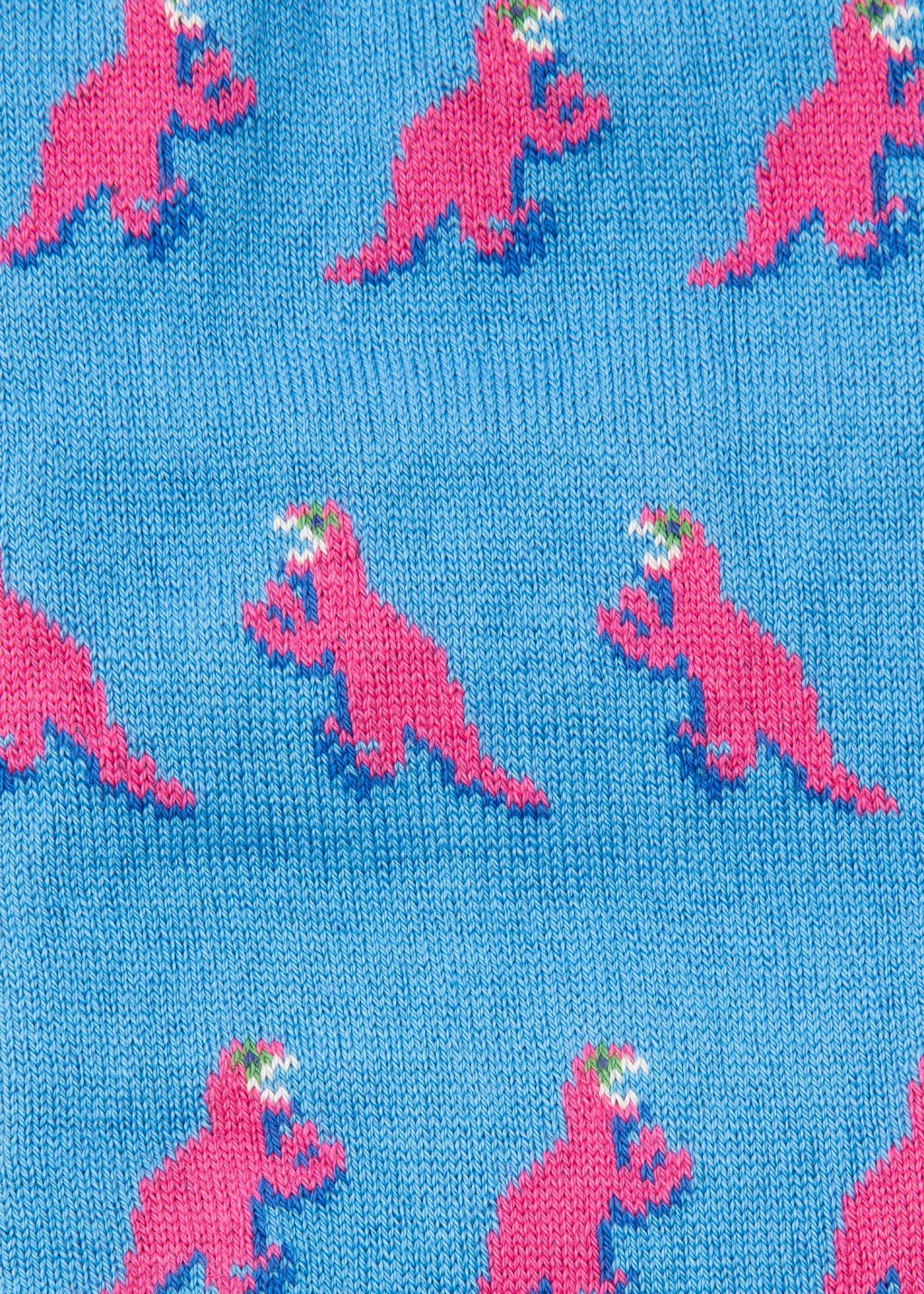 Detail View - Multi-Coloured 'Dino' Socks Three Pack Paul Smith