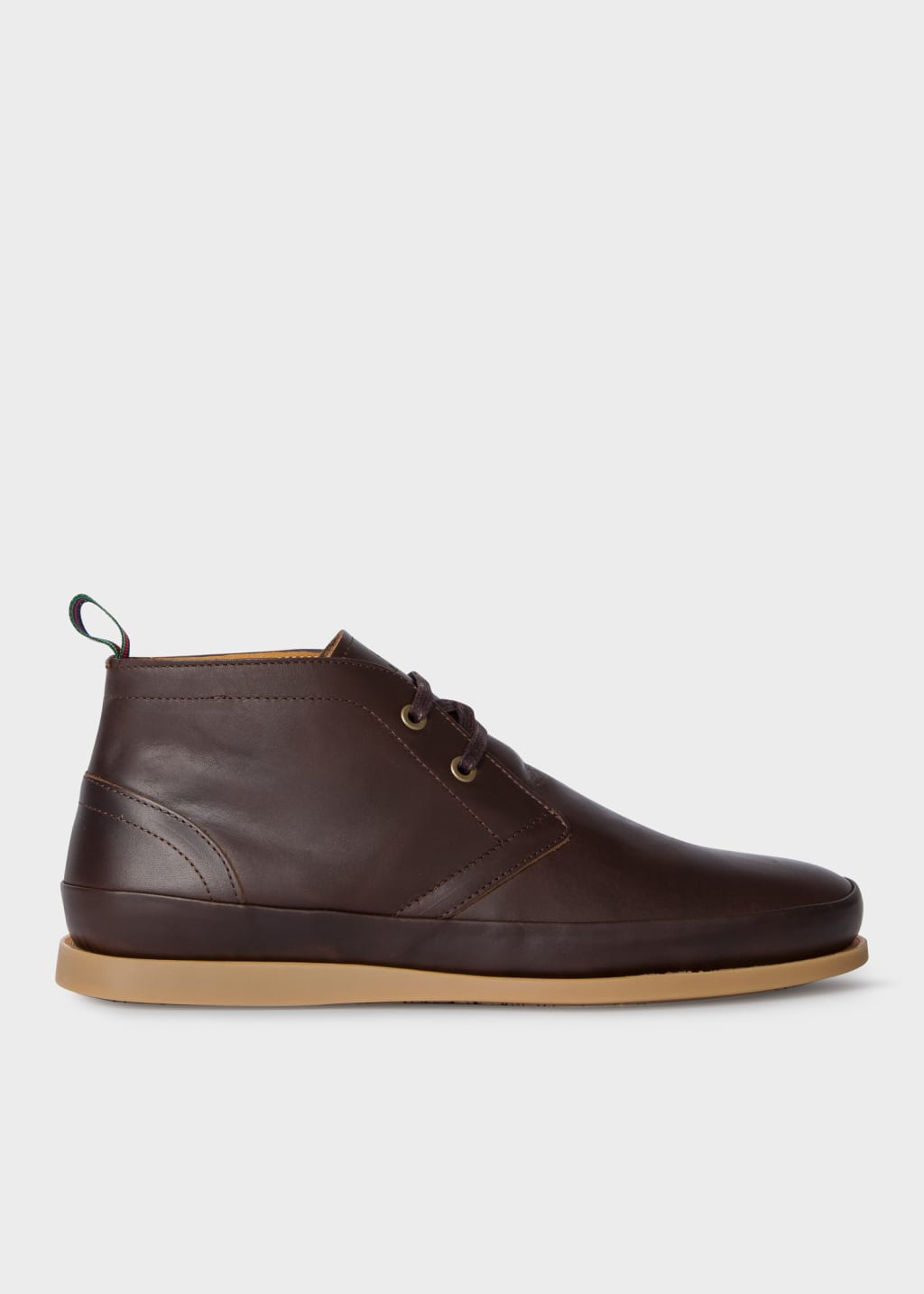Paul smith cleon boots brown leather hot sale