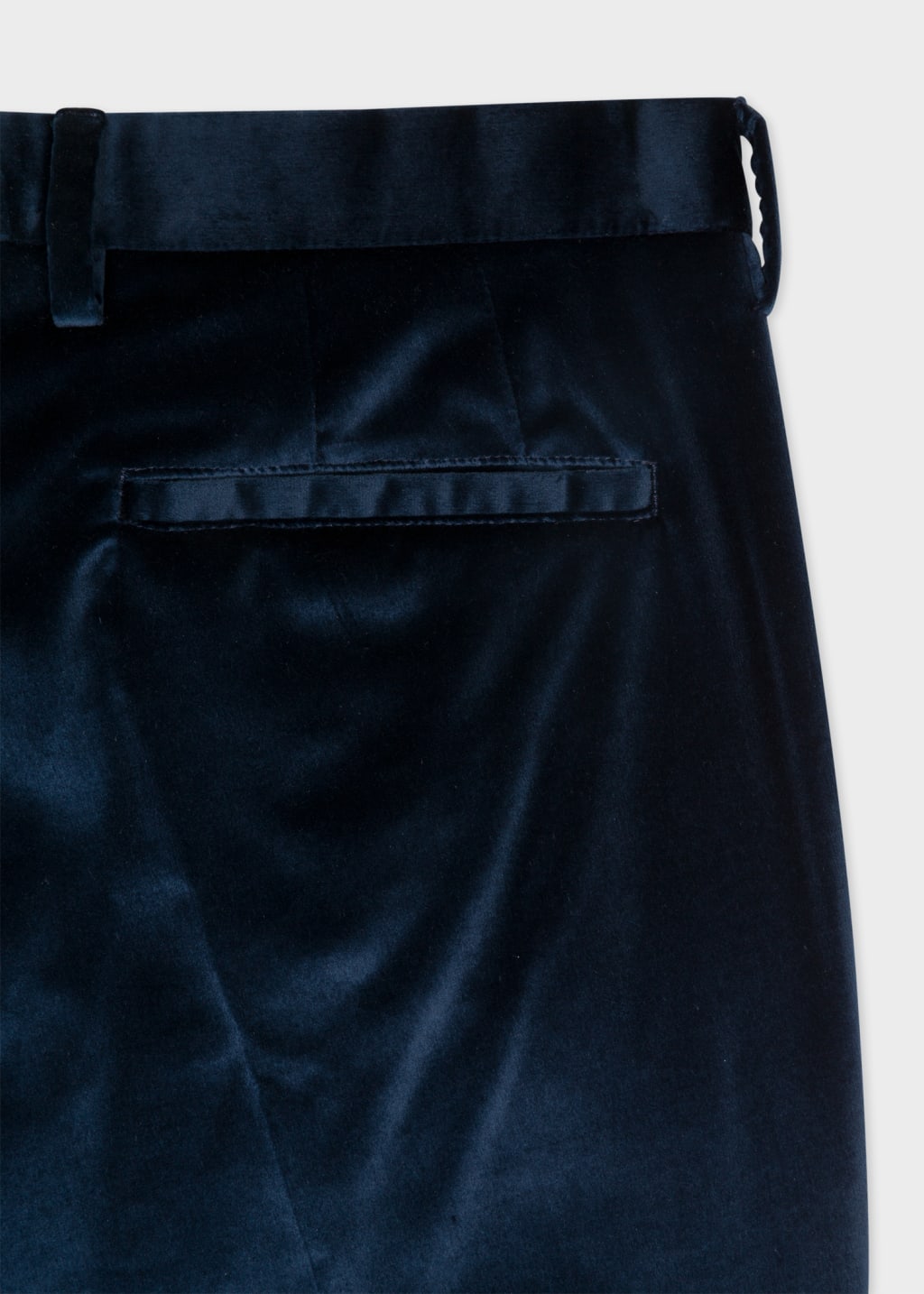 Velvet Trousers in Navy