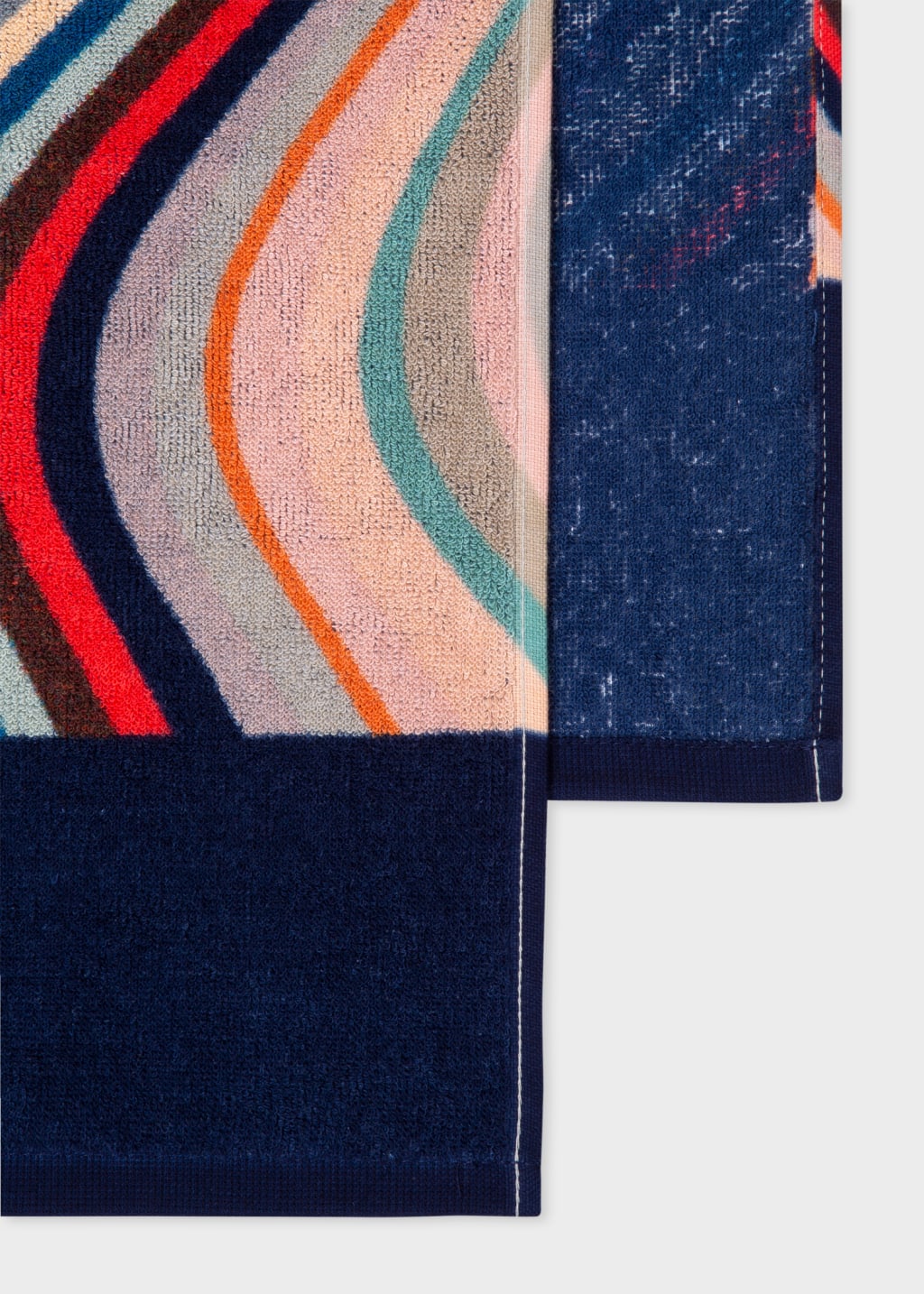 Detail View - 'Swirl' Stripe Beach Towel Paul Smith
