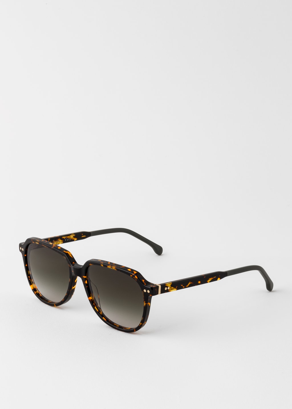 Product view - Havana Khaki 'Ford' Sunglasses Paul Smith