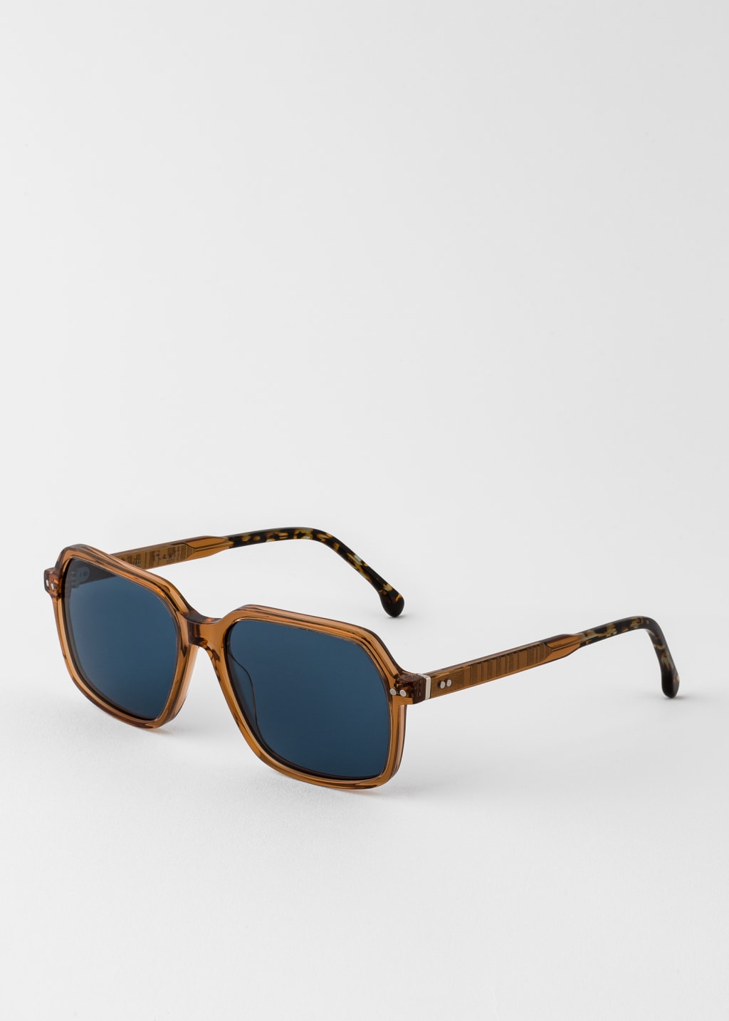 Product view - Havana Butterscotch 'Fleet' Sunglasses Paul Smith