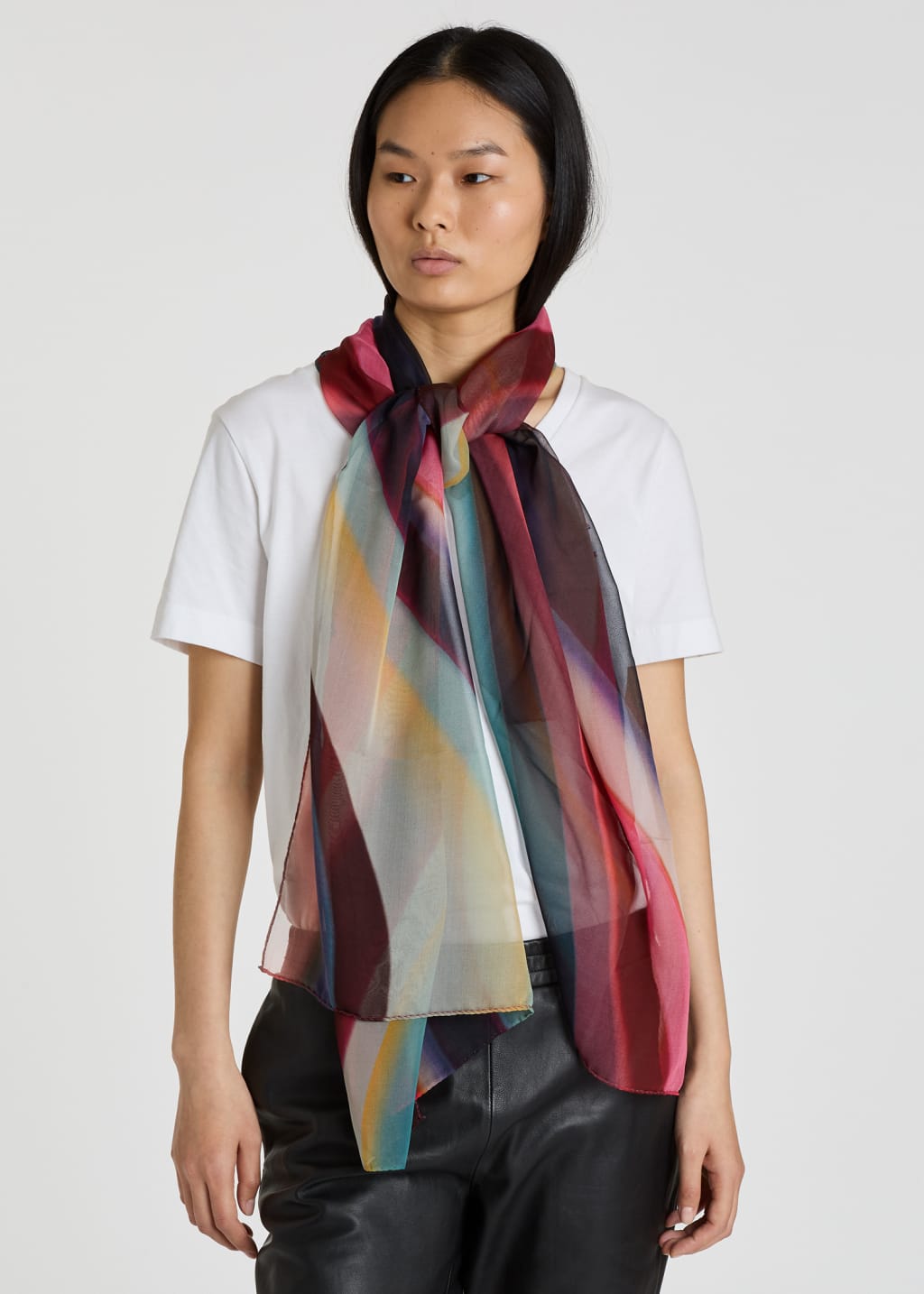 Women's 'Spray Swirl' Silk Scarf