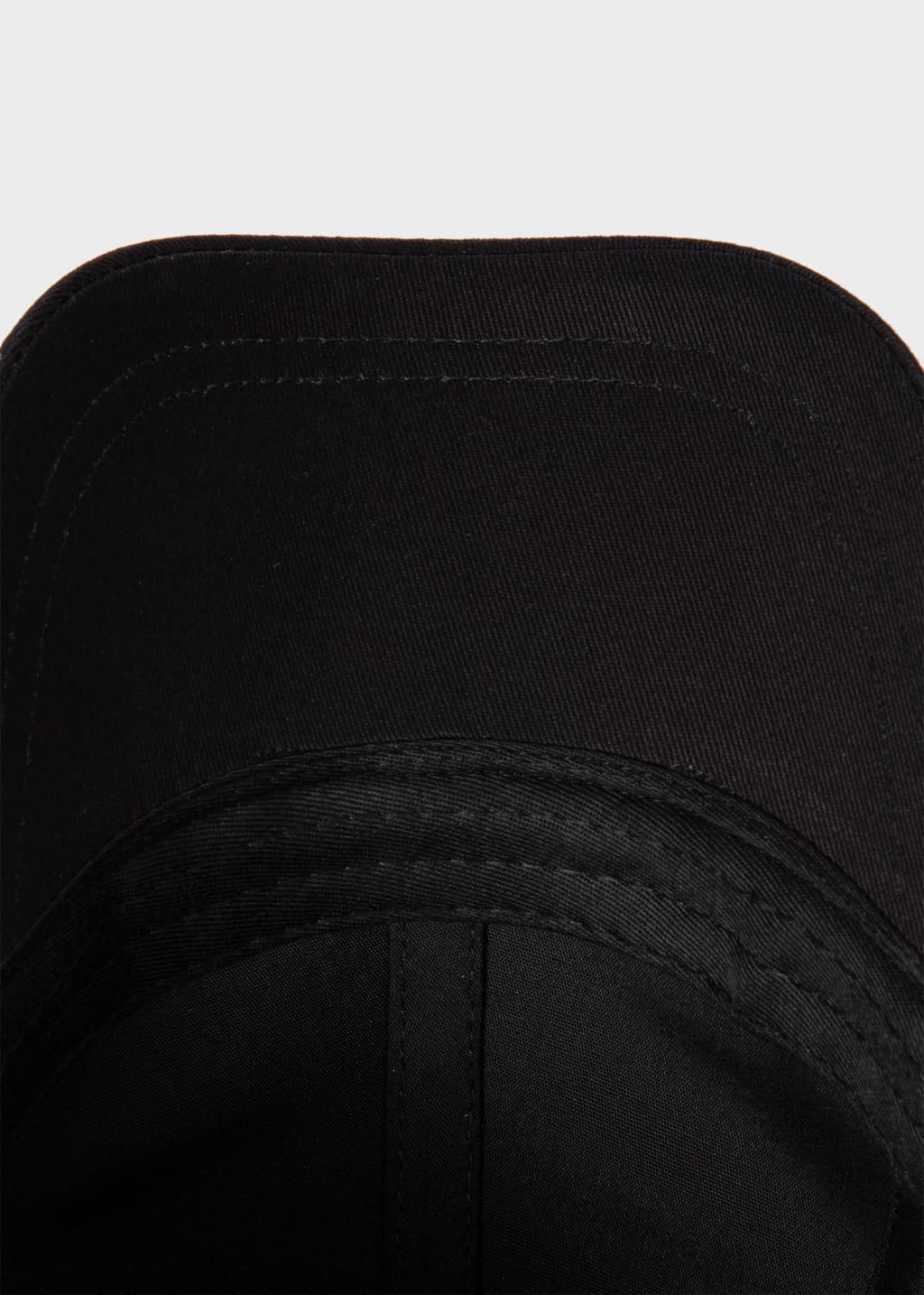 Detail View - Black Cotton 'Zebra' Logo Baseball Cap Paul Smith