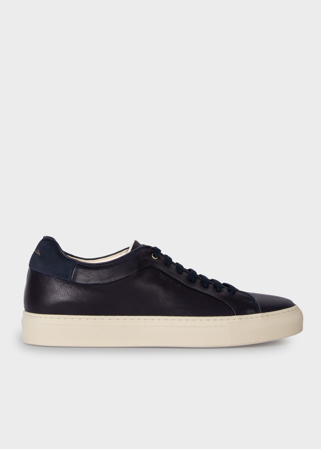 Detail View - Navy Eco 'Basso' Trainers Paul Smith