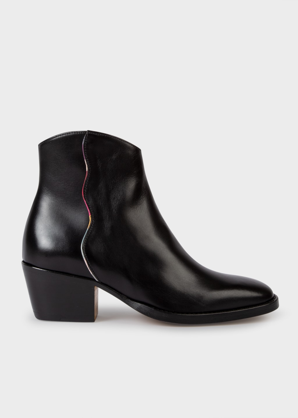 Women's Black Leather 'Austin' Ankle Boots