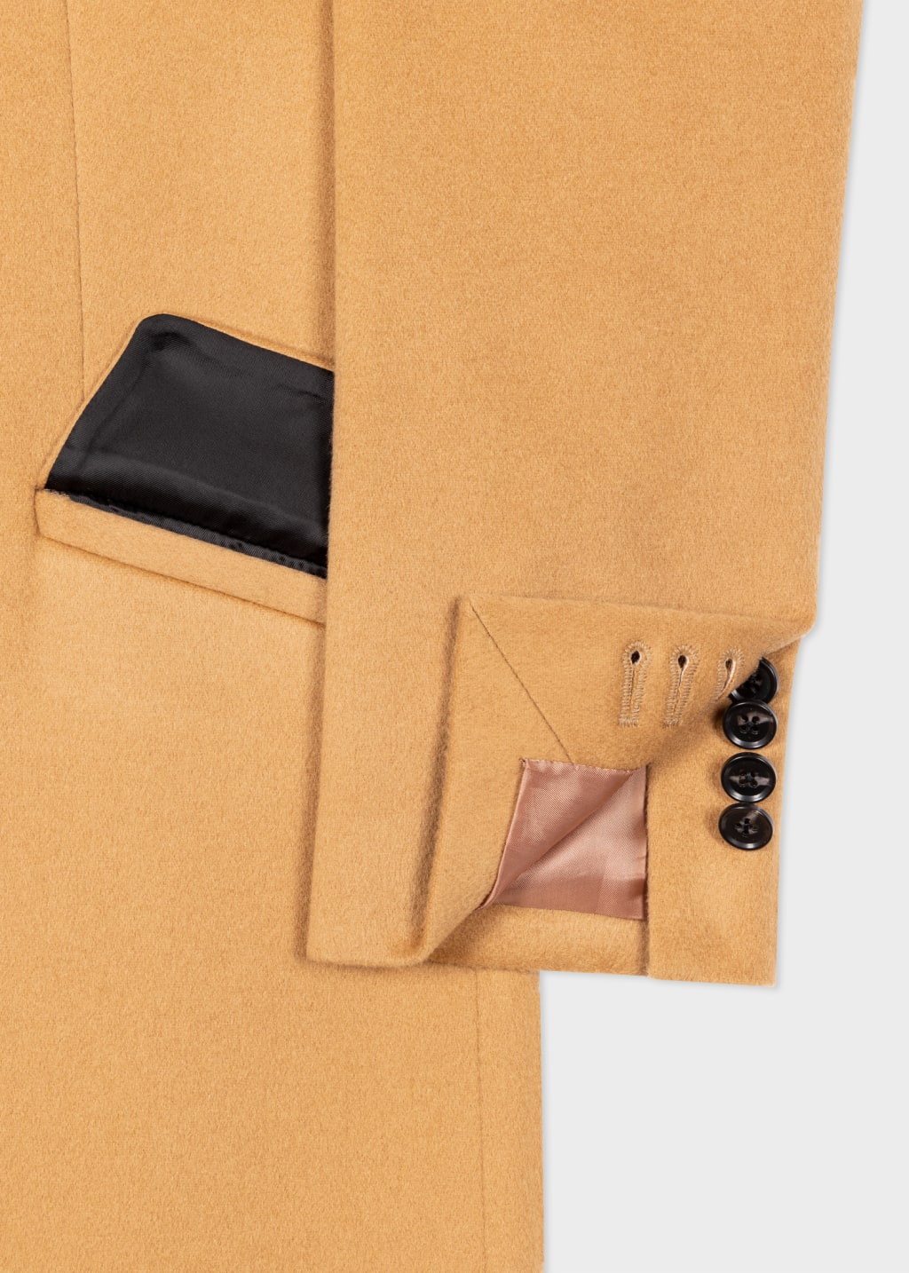 Product View - Women's Camel Wool-Cashmere Epsom Coat by Paul Smith