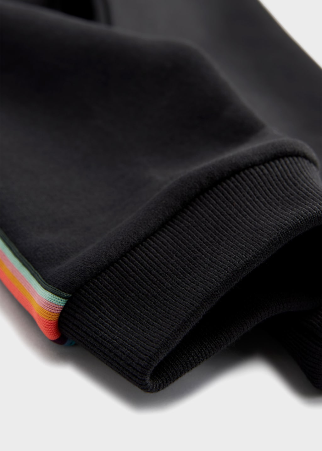 Detail View - 2-13 Years Black 'Artist Stripe' Joggers Paul Smith