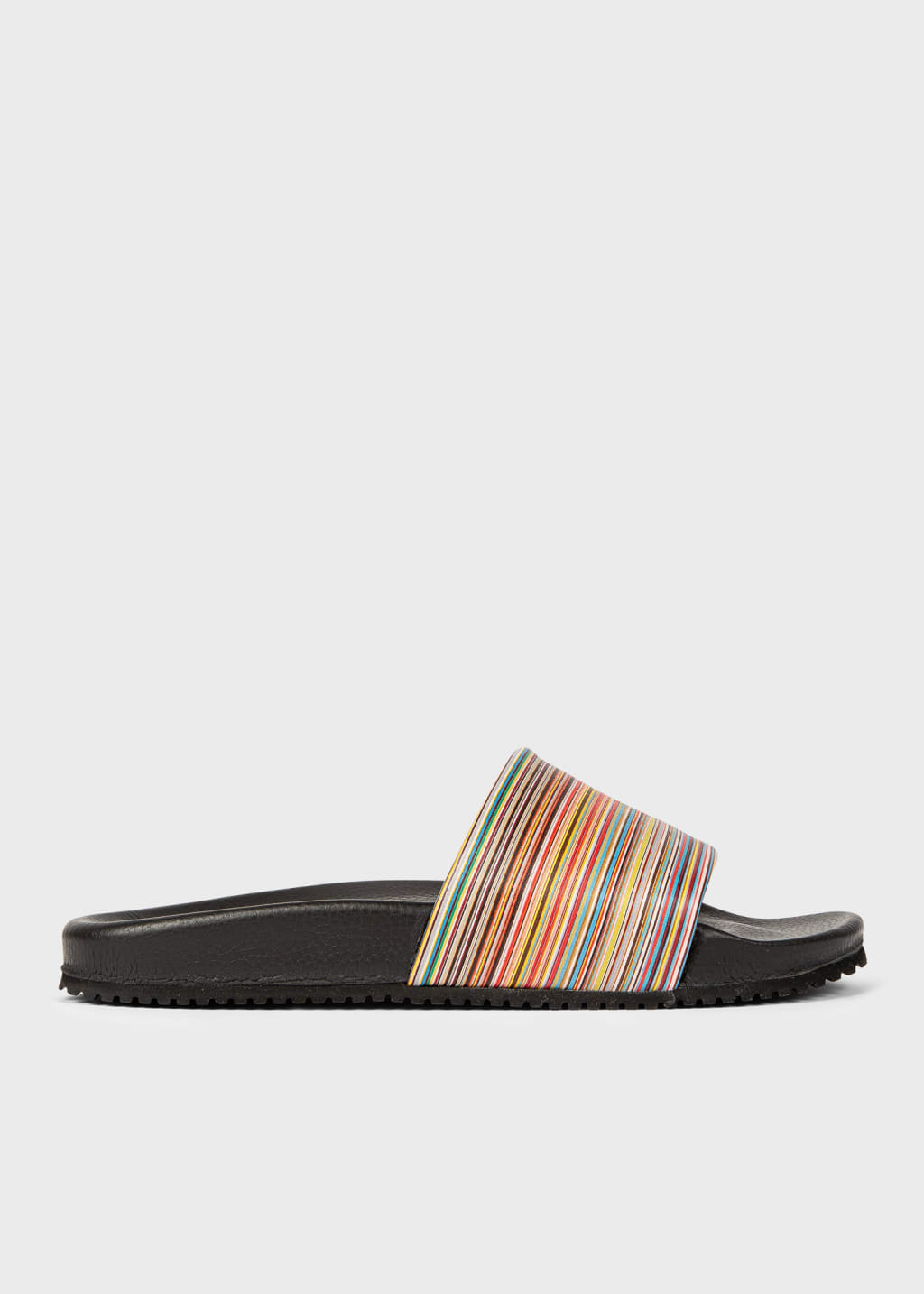 PS Paul Smith leaf-print slides - Black